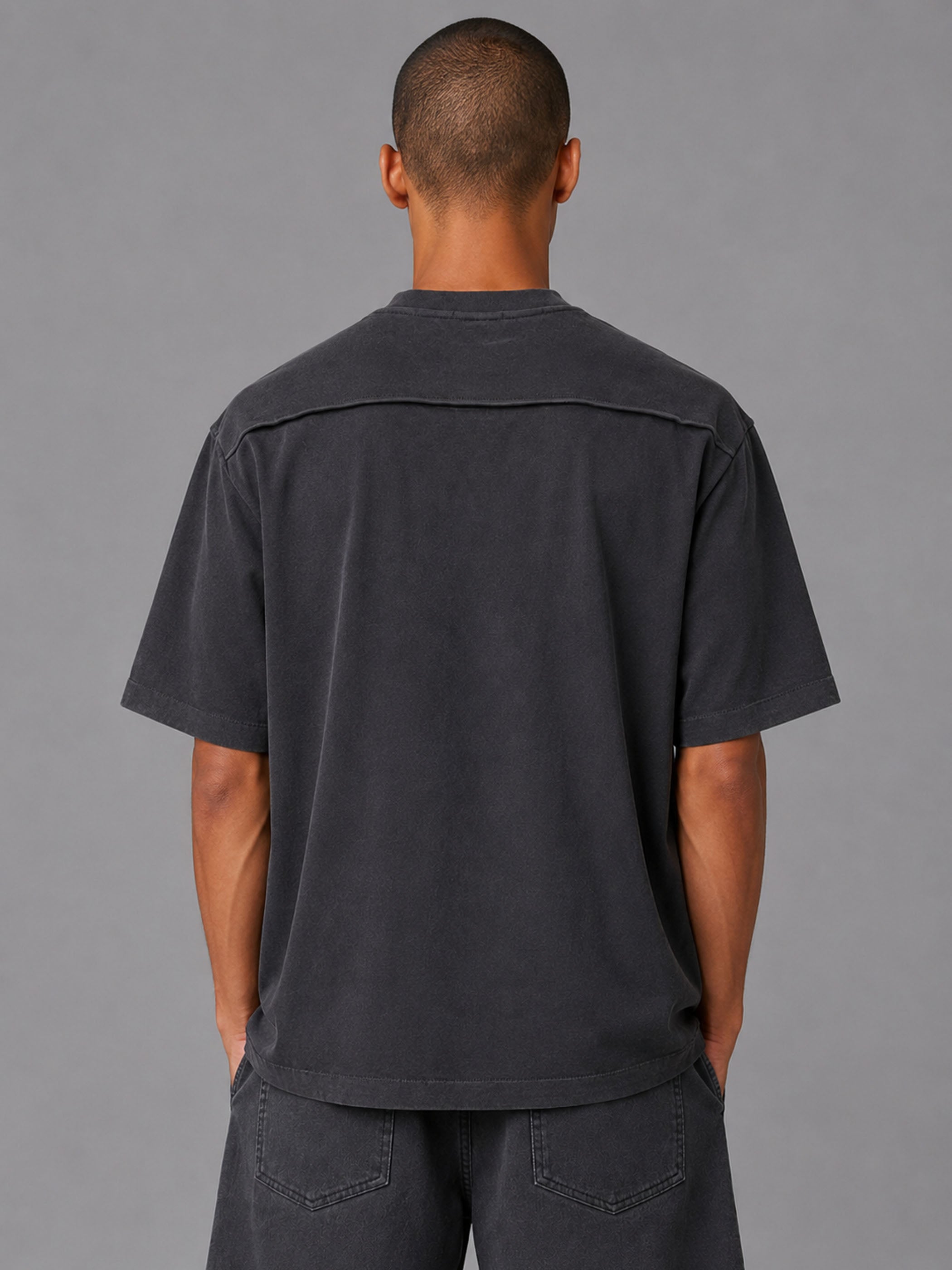 חולצת טישירט קצרה וויב Seam גברים