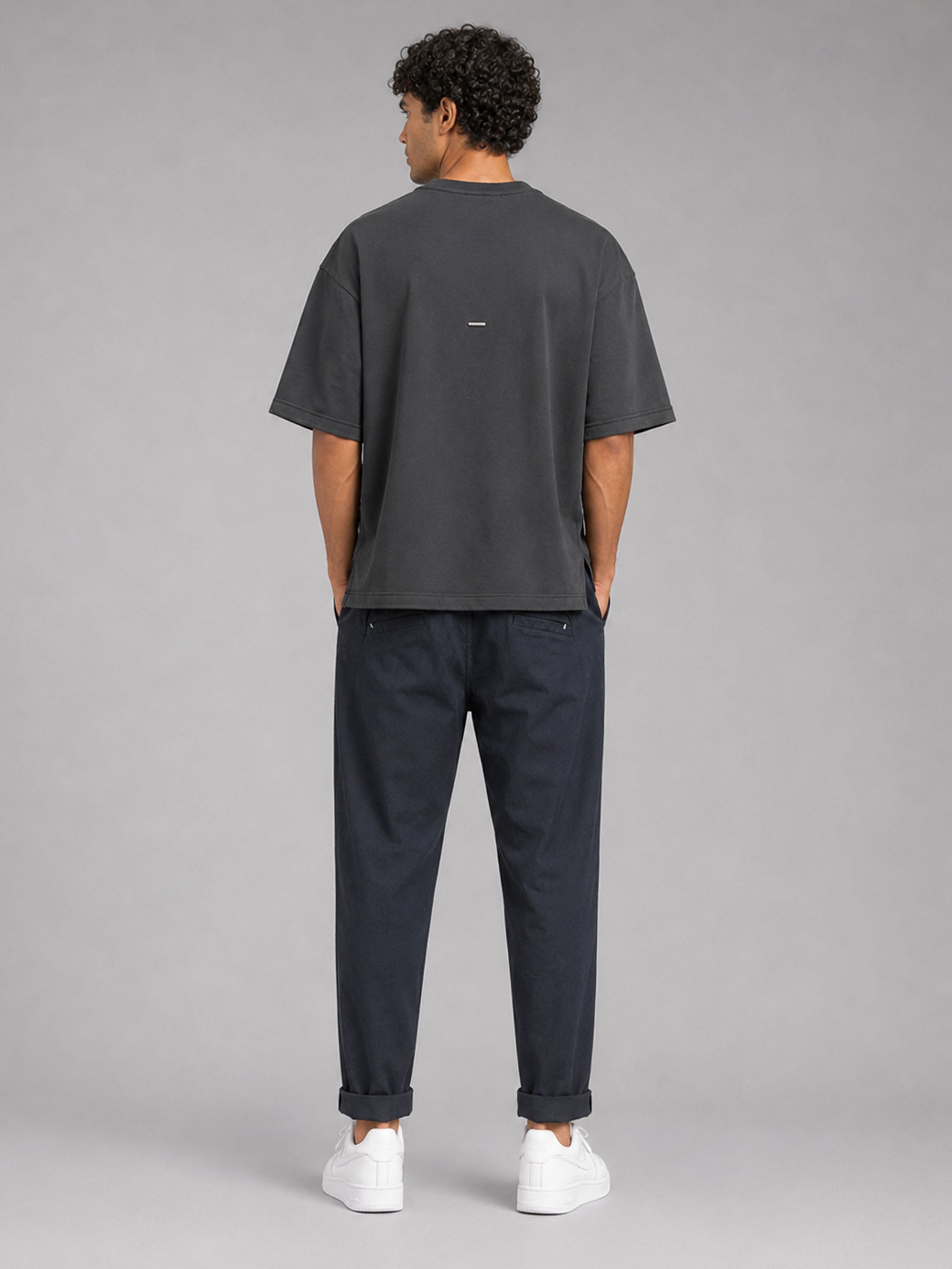 חולצת טישירט קצרה וויב Over Shirt Back Metal גברים