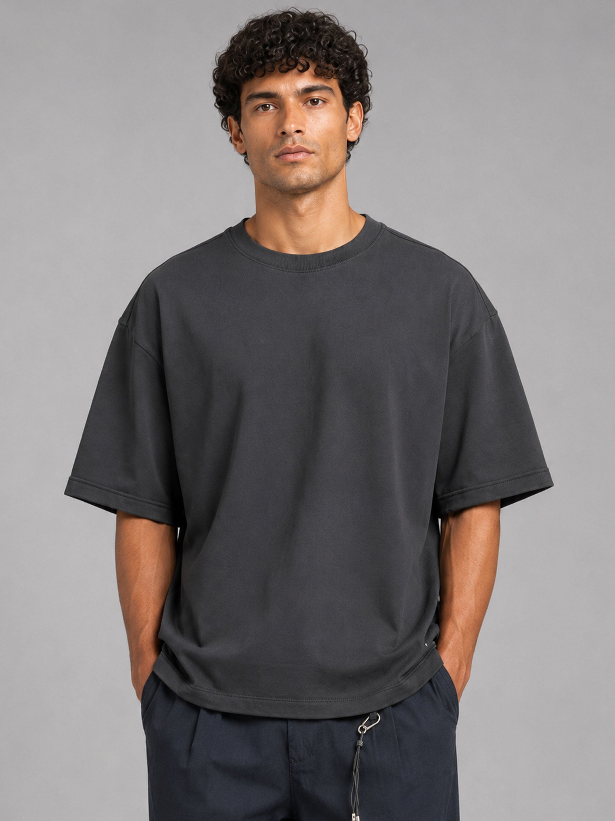 חולצת טישירט קצרה וויב Over Shirt Back Metal גברים