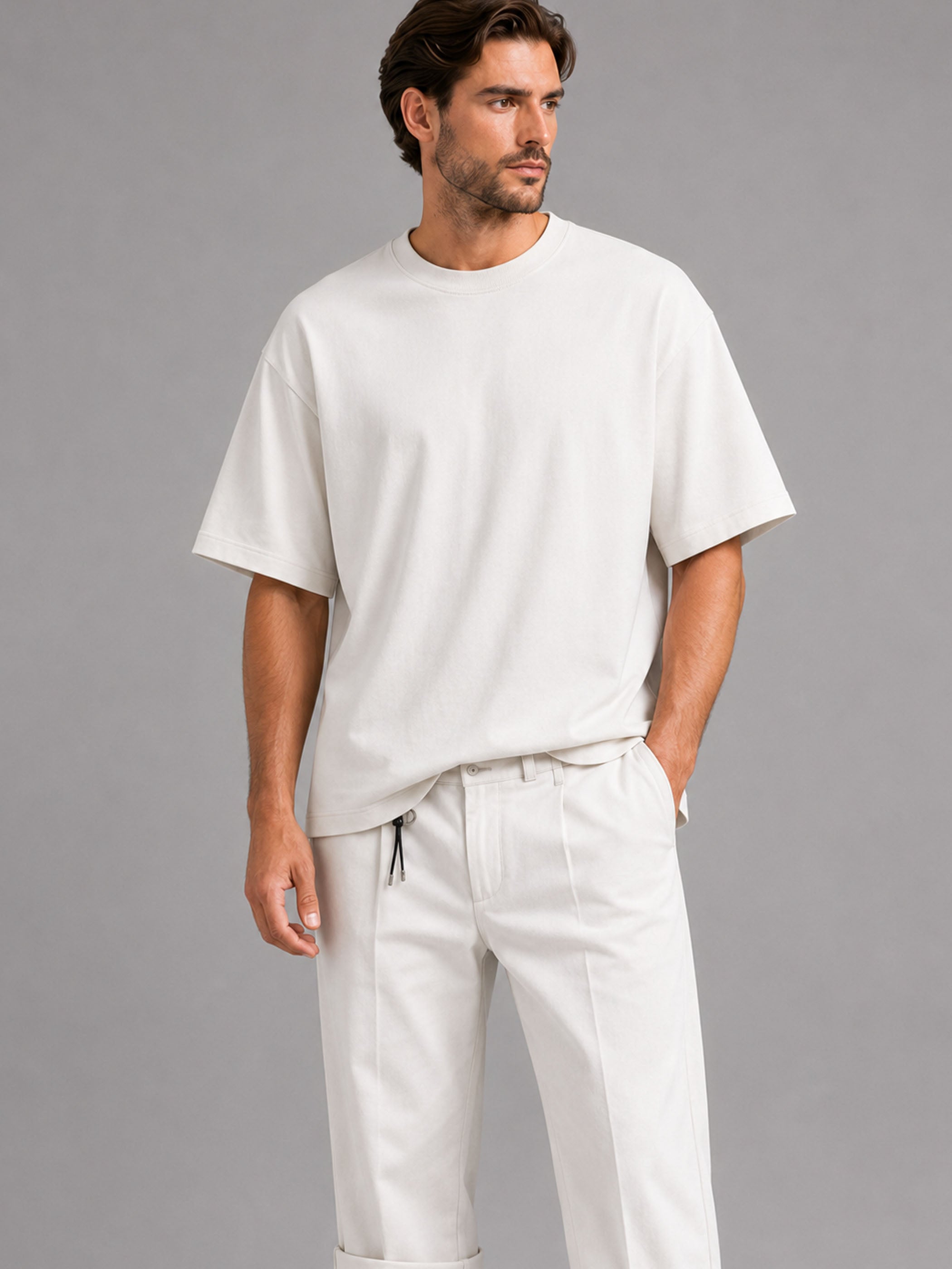 חולצת טישירט קצרה וויב Over Shirt Back Metal גברים