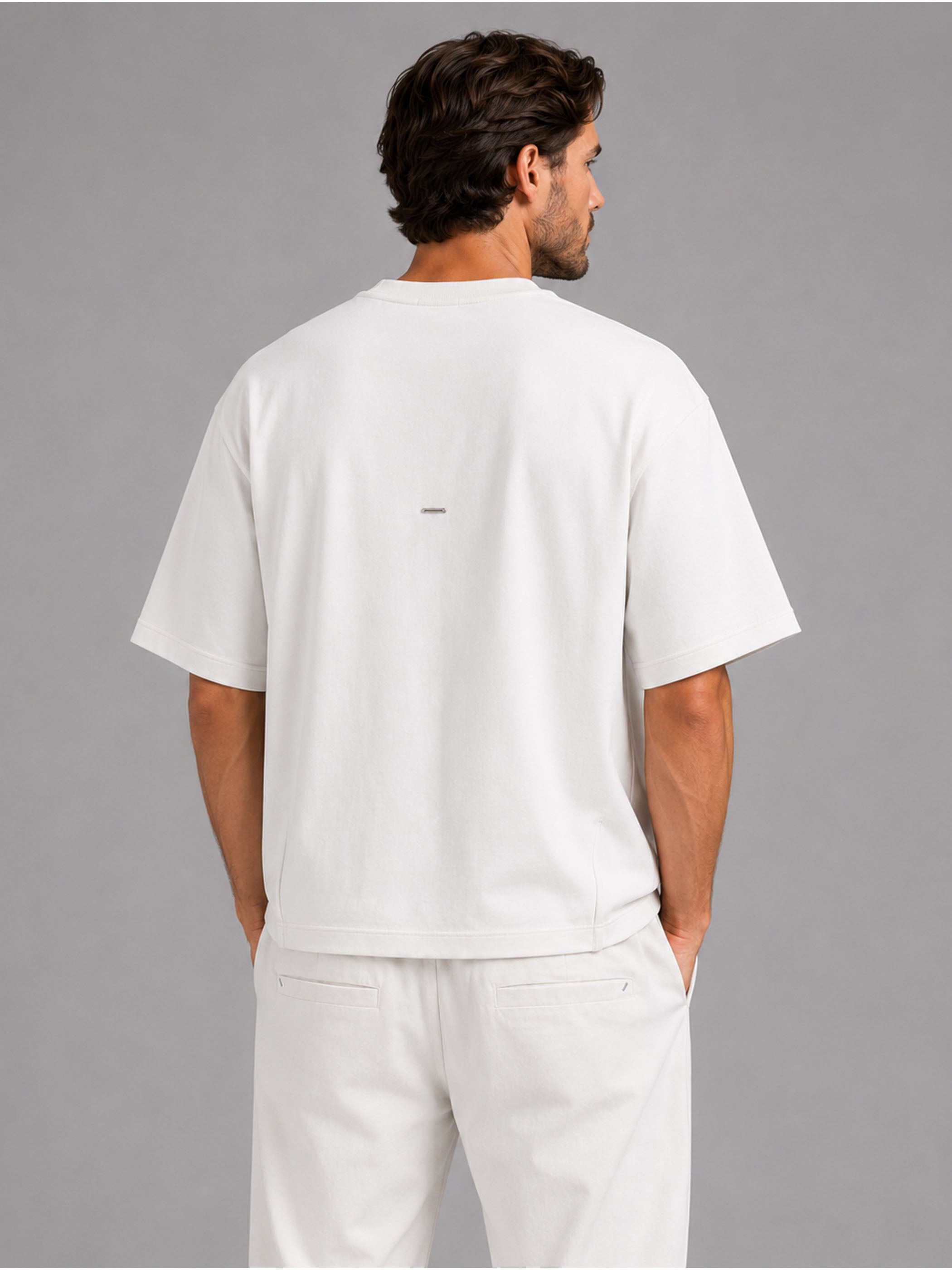 חולצת טישירט קצרה וויב Over Shirt Back Metal גברים