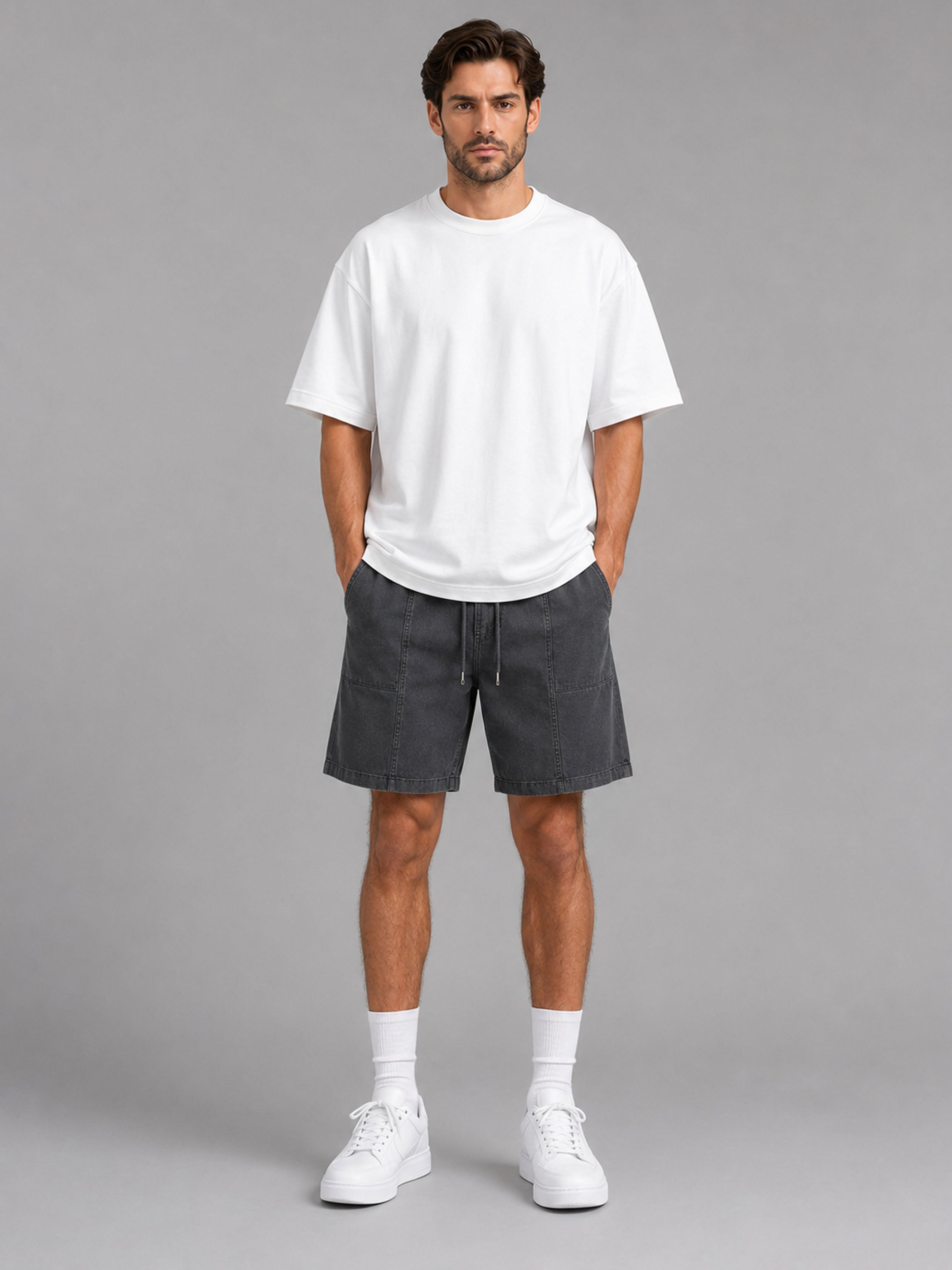 חולצת טישירט קצרה וויב Over Shirt Classic גברים