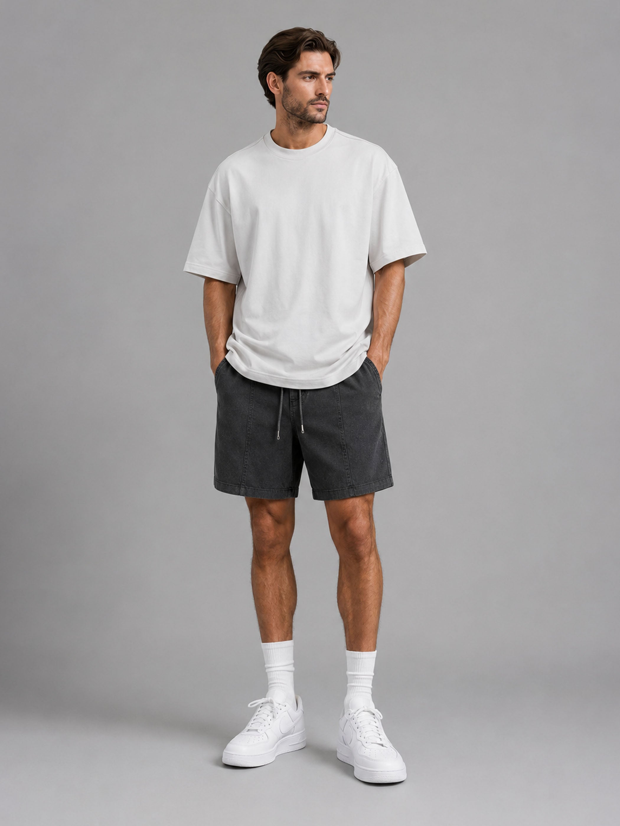 חולצת טישירט קצרה וויב Over Shirt Classic גברים