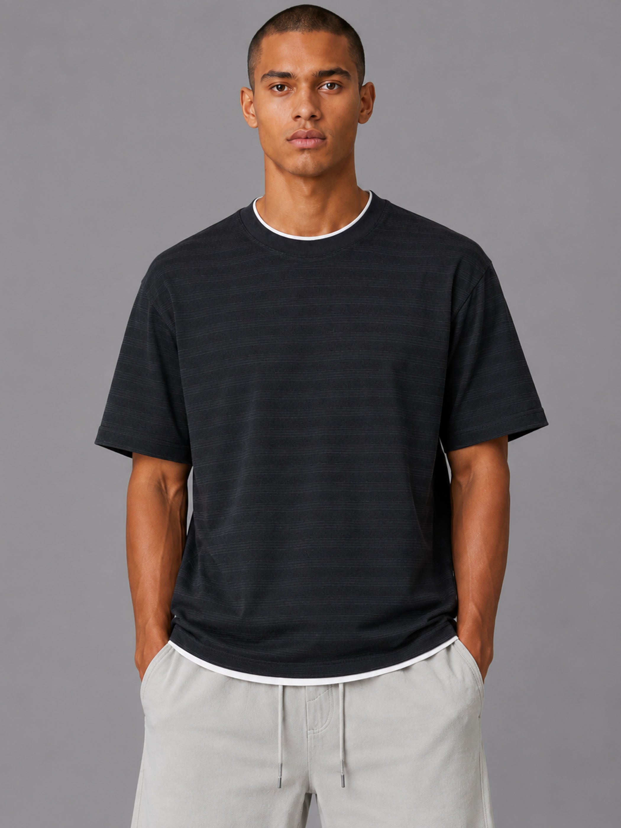 חולצת טישירט קצרה וויב Woven גברים