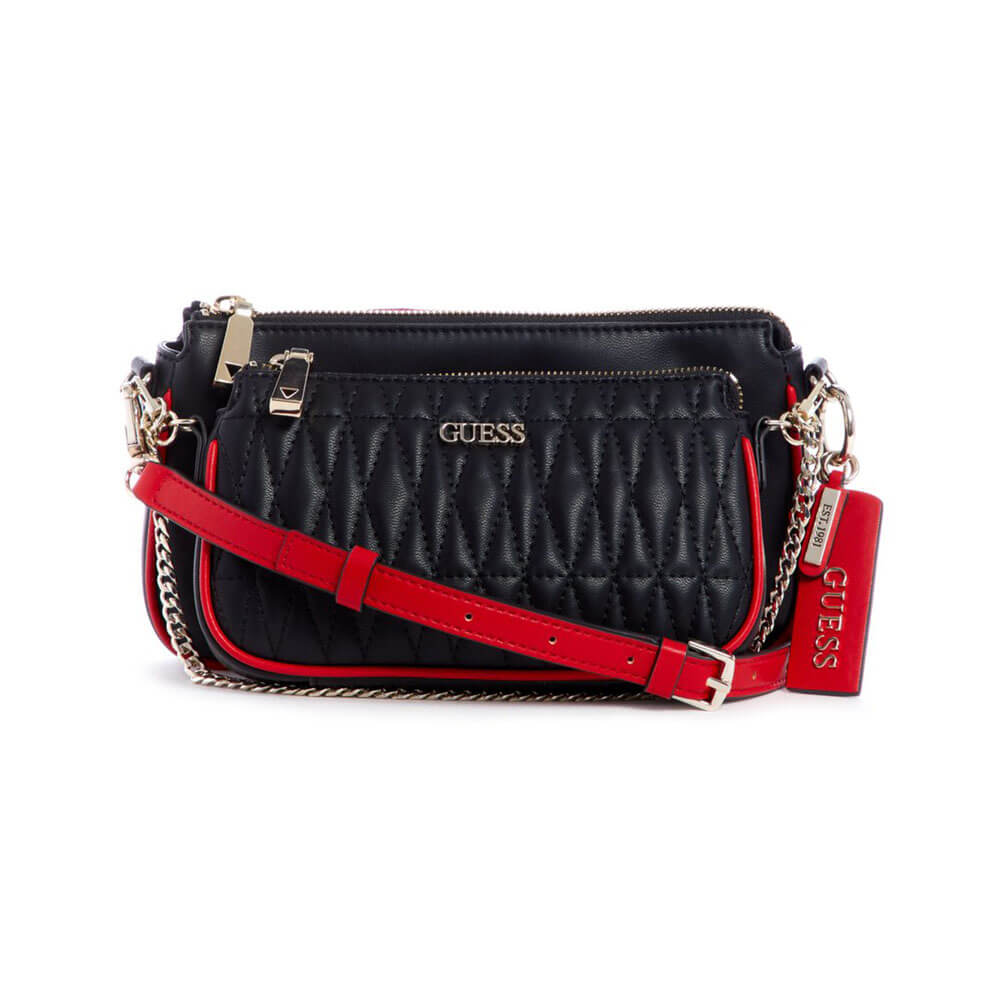תיק צד Guess נשים Arie Double Pouch Crossbody
