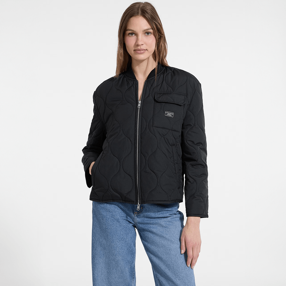 ג'קט Guess Quilted Puffer נשים