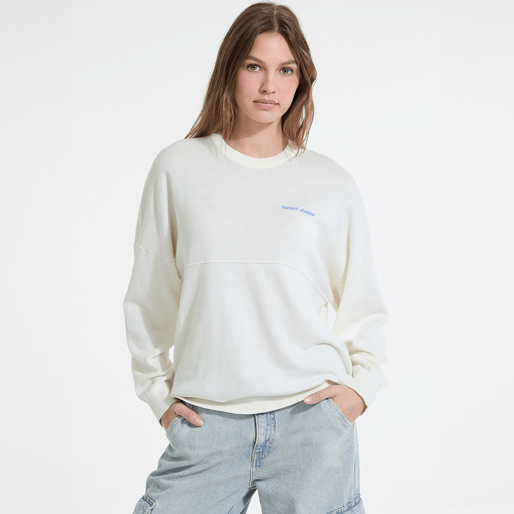 סווטשירט Guess Logo Crewneck נשים