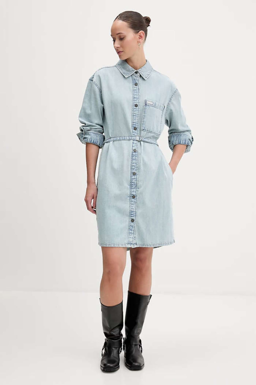 שמלה Guess Denim נשים