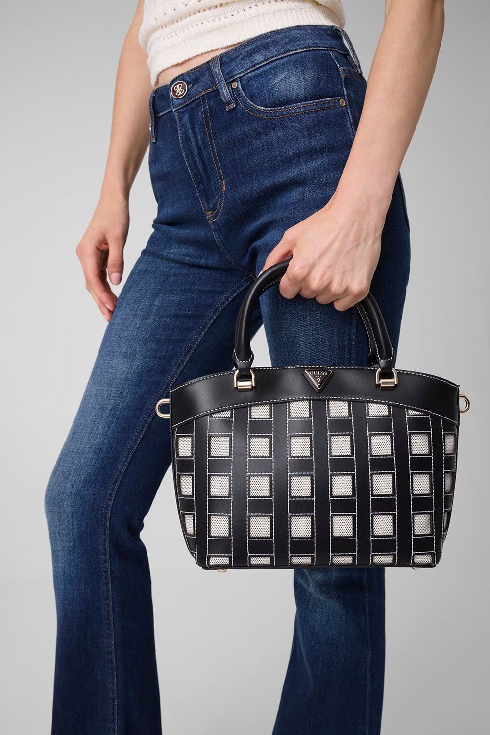 תיק Guess Frankie Girlfriend Satchel נשים