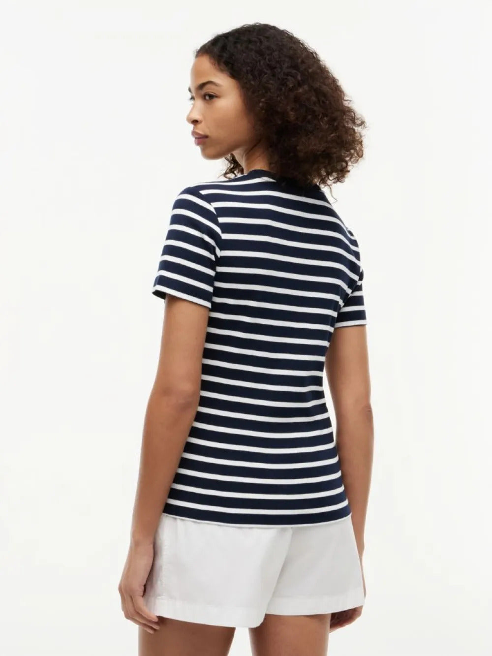 חולצת טישירט קצרה טומי הילפיגר Slim Fit Crew Neck נשים