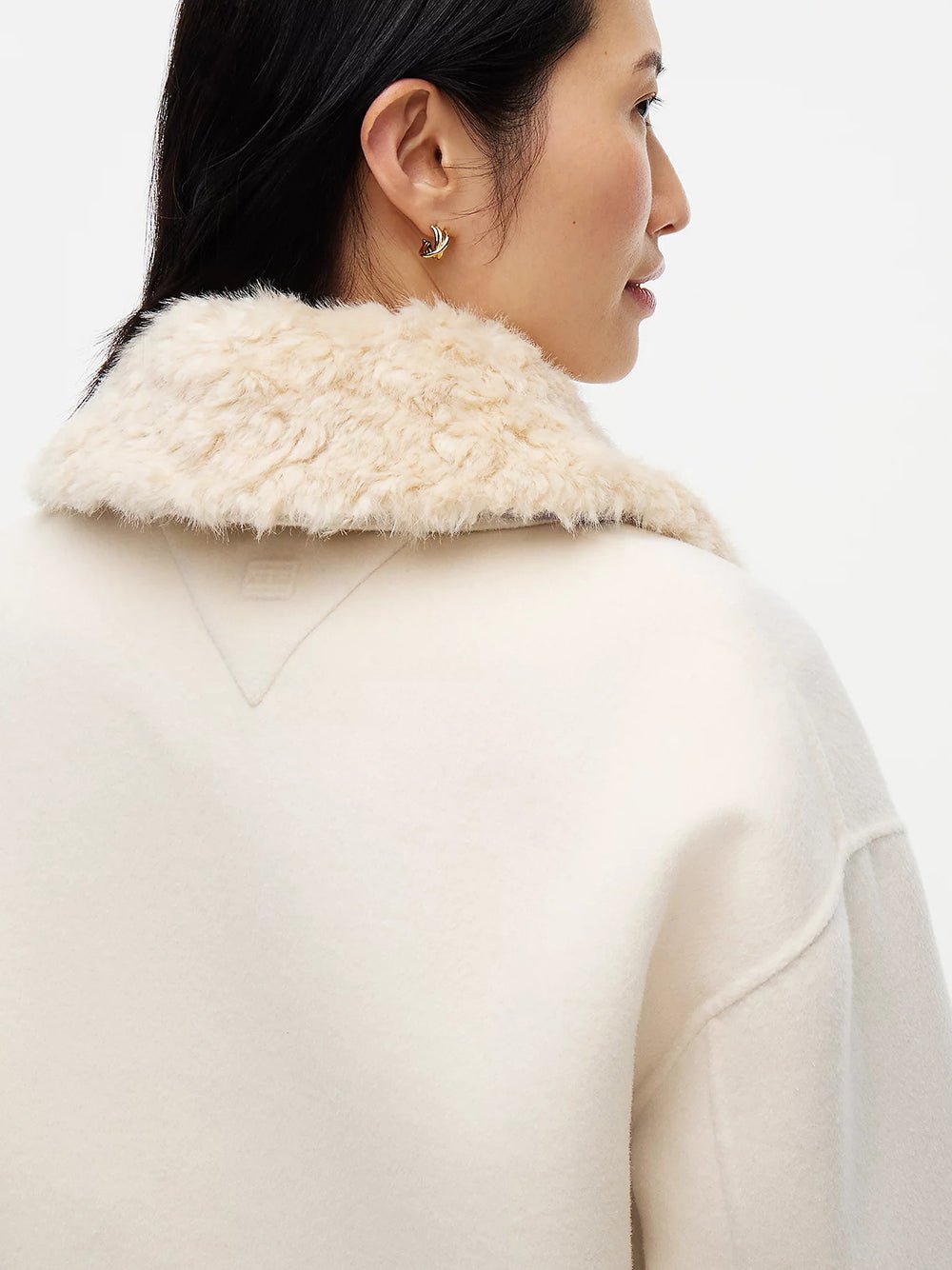 ג'קט טומי הילפיגר Double-Faced Wool Blend Relaxed נשים - thr-WW0WW52915-AEF-XS