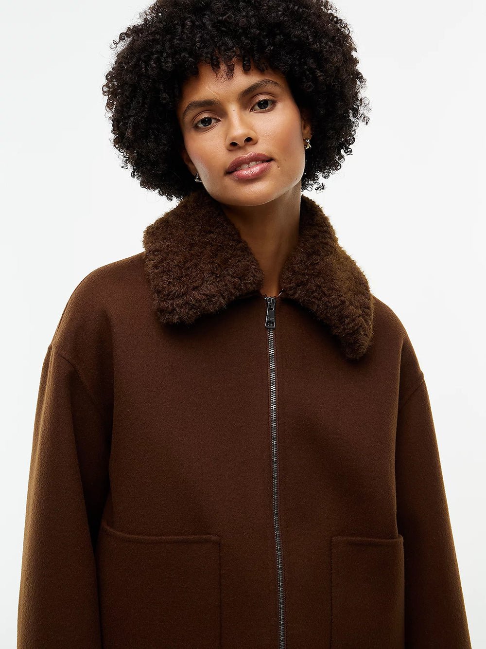 ג'קט טומי הילפיגר Double-Faced Wool Blend Relaxed נשים - thr-WW0WW52915-GV0-XS