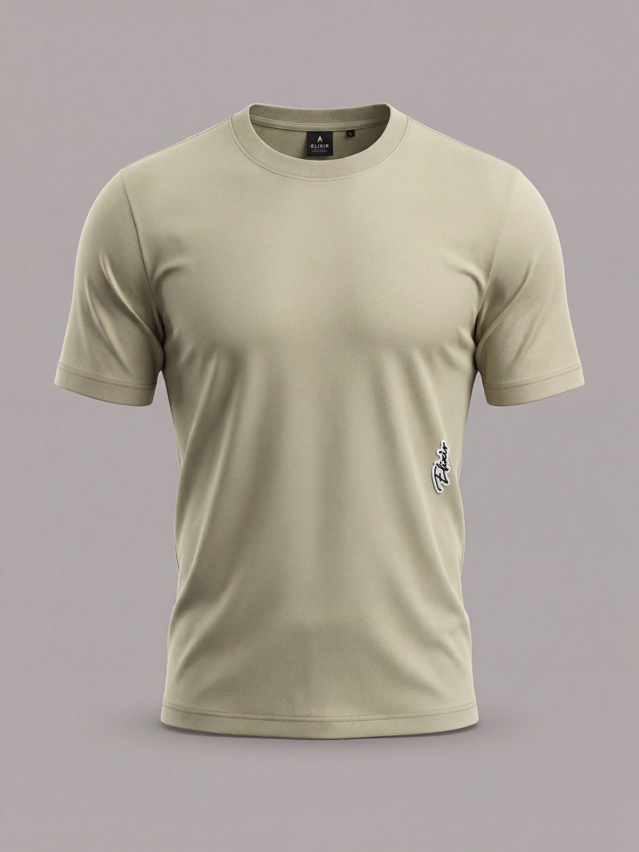 חולצת טישירט קצרה אליקסיר Basic Logo Signature גברים