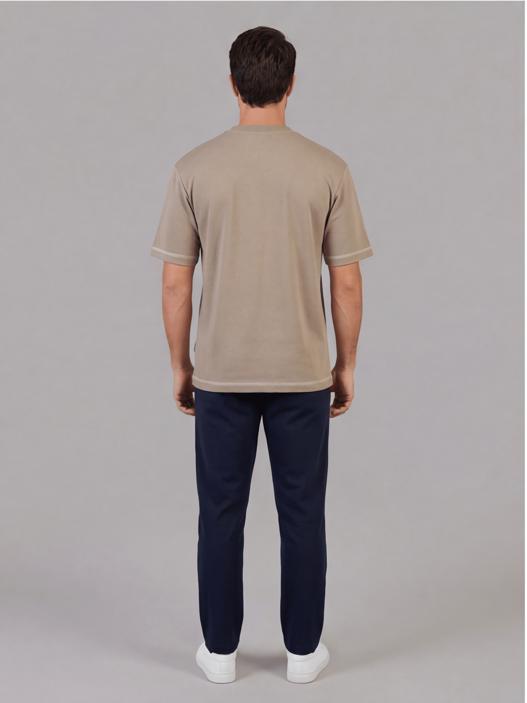 חולצת טישירט קצרה אליקסיר Small Logo & Hand Sewing גברים