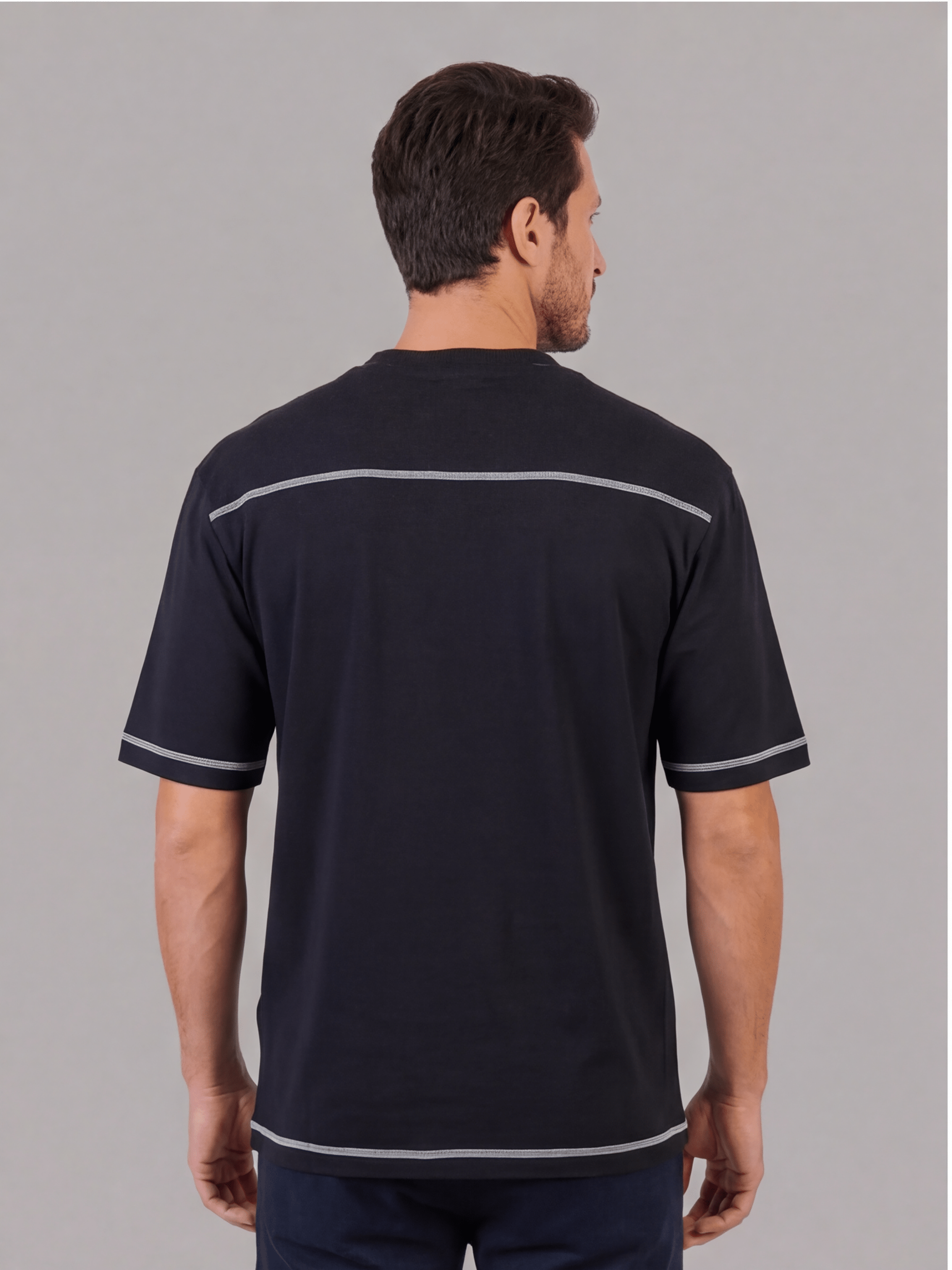 חולצת טישירט קצרה אליקסיר Small Logo & Hand Sewing גברים