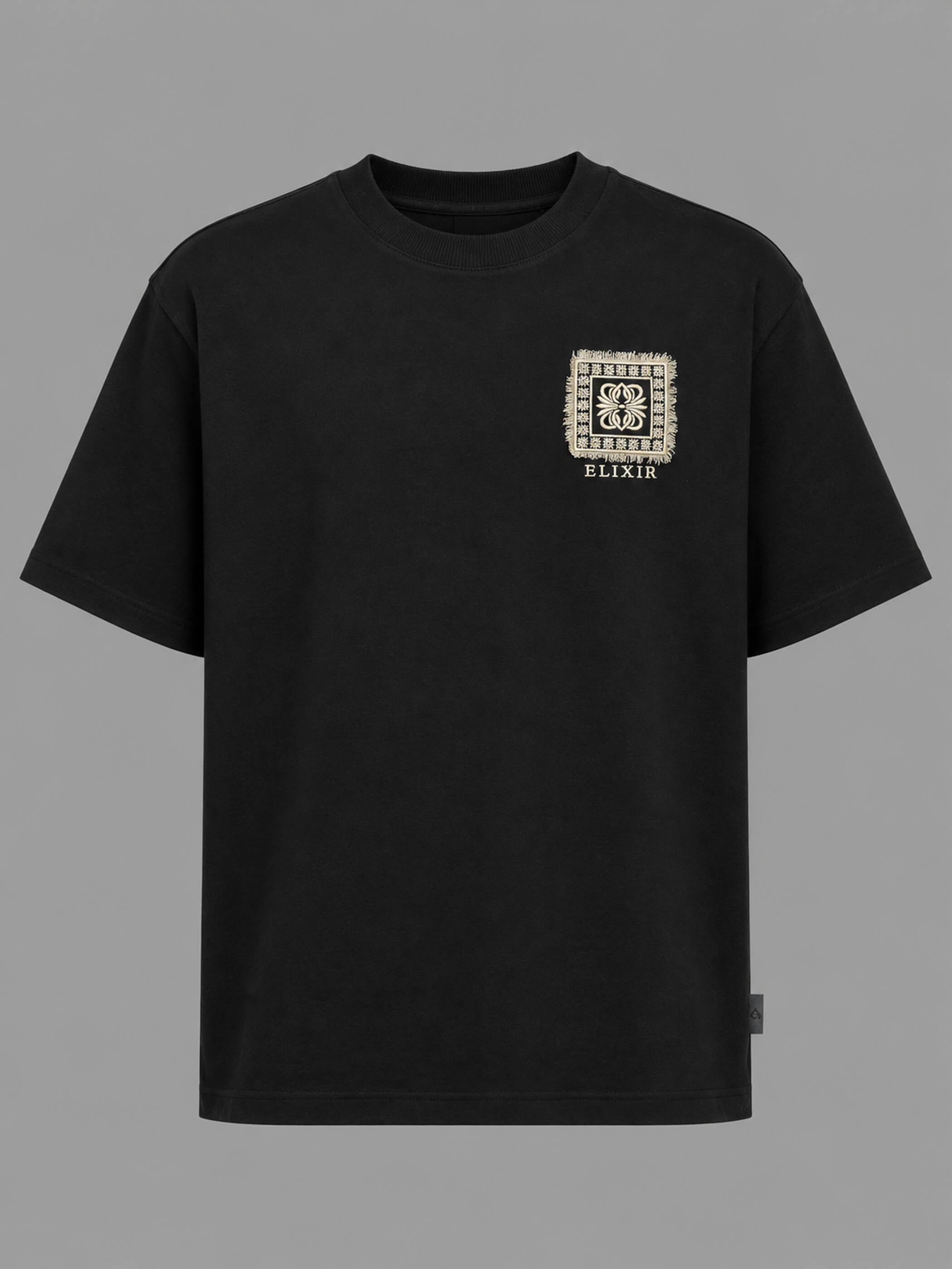 חולצת טישירט קצרה אליקסיר Small Patch Logo גברים