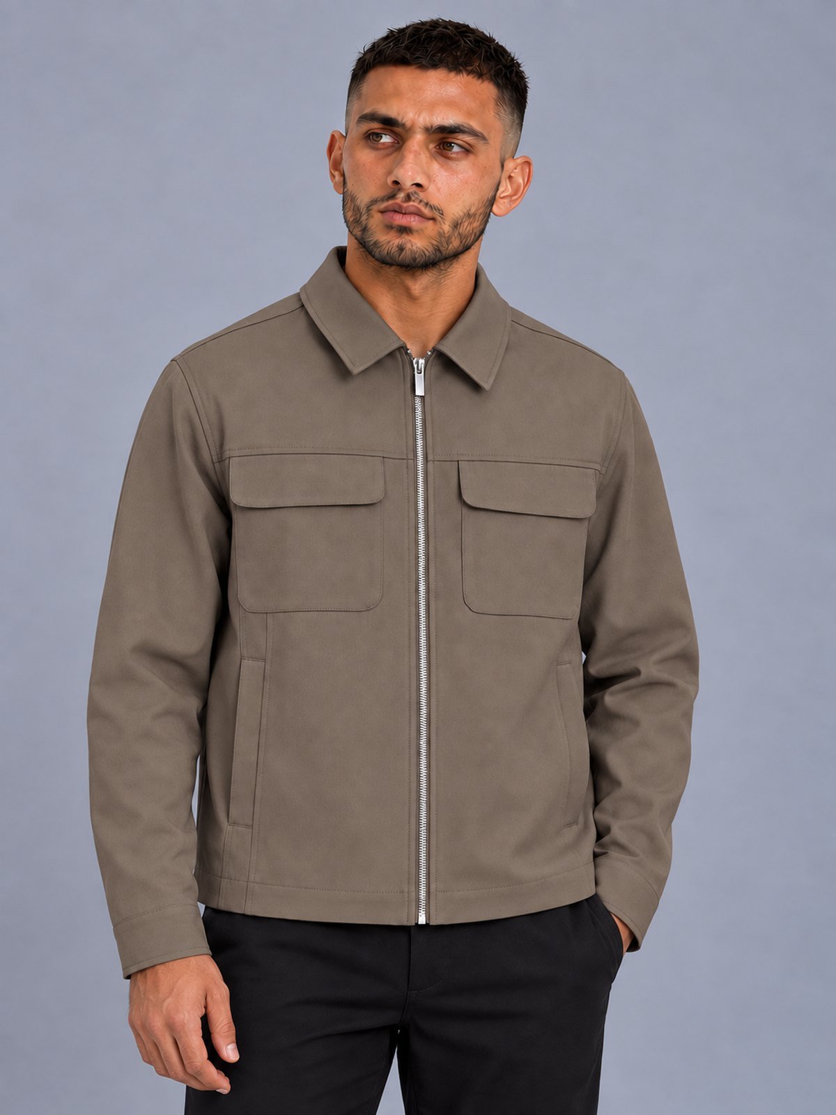ג'קט אליקסיר Zip Overshirt גברים - xr-XR26701-020-S