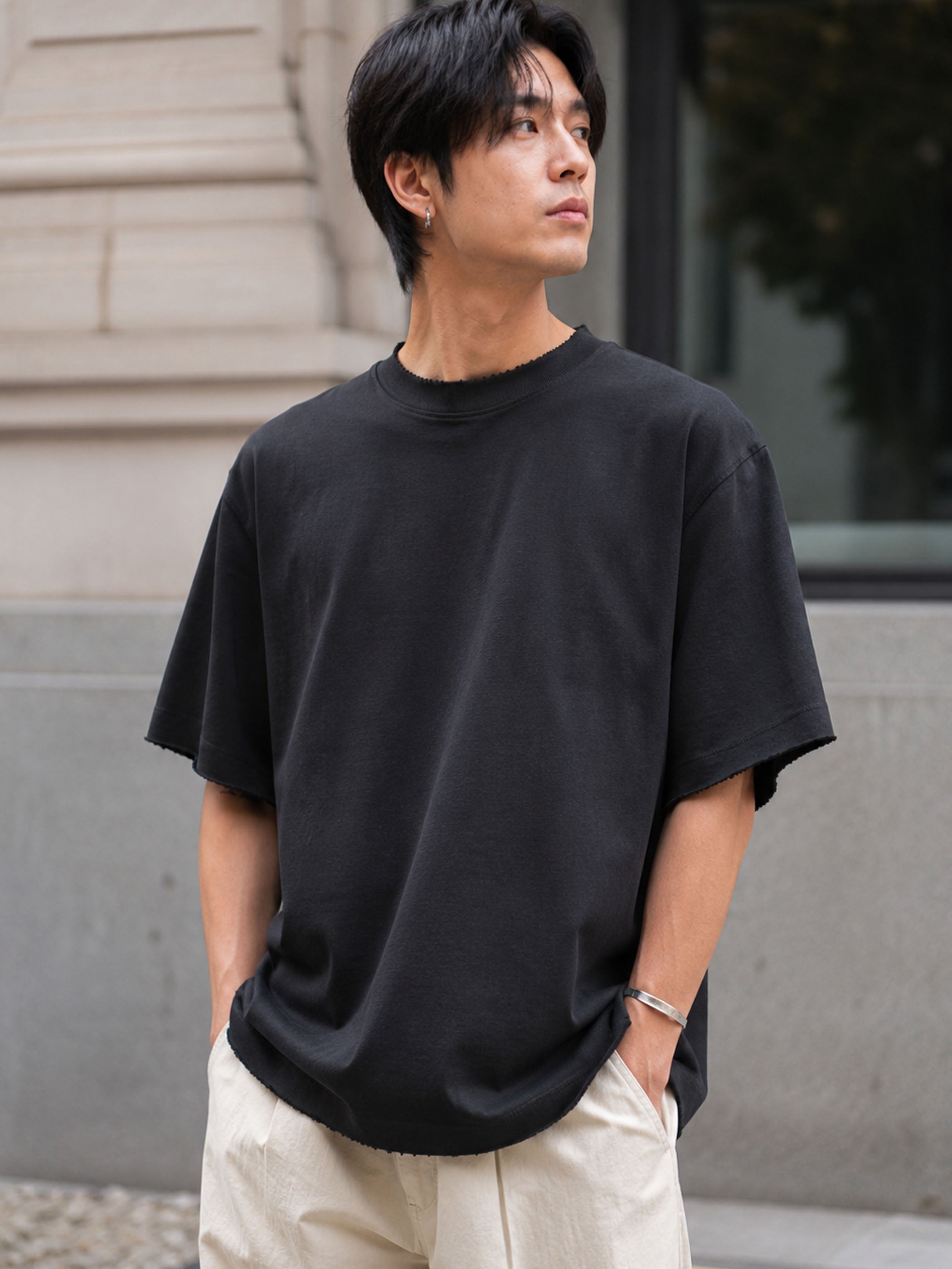 חולצת טישירט קצרה אליקסיר Classic Oversize גברים