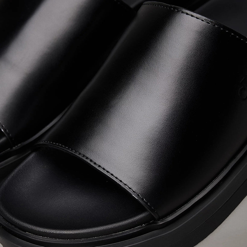 כפכפי סלייד מעור קלווין קליין Flat Molded Slide נשים