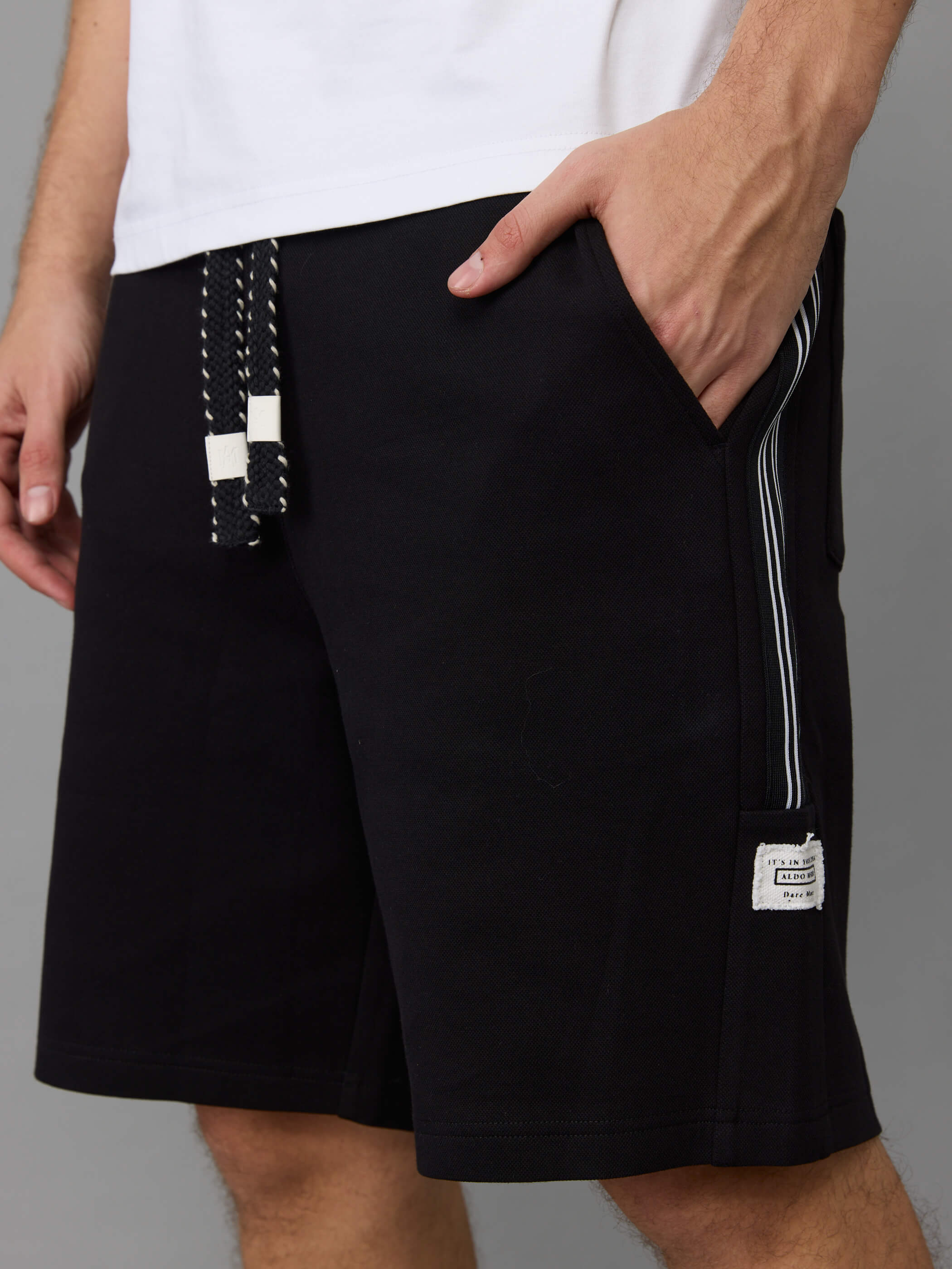 מכנס קצר אלדו מורו Classic Label & Strip גברים
