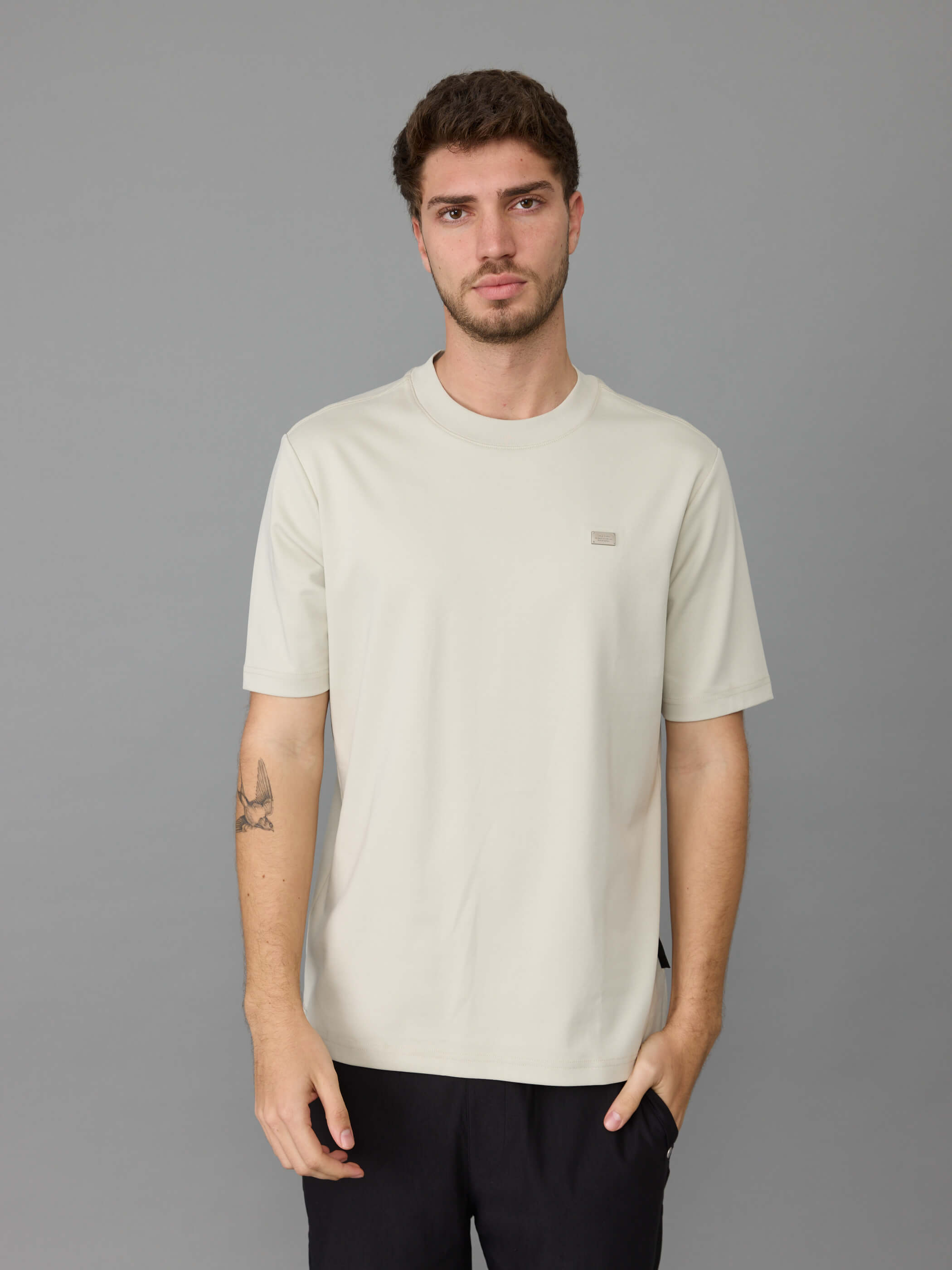 חולצת טישירט קצרה אלדו מורו Metal Plate גברים