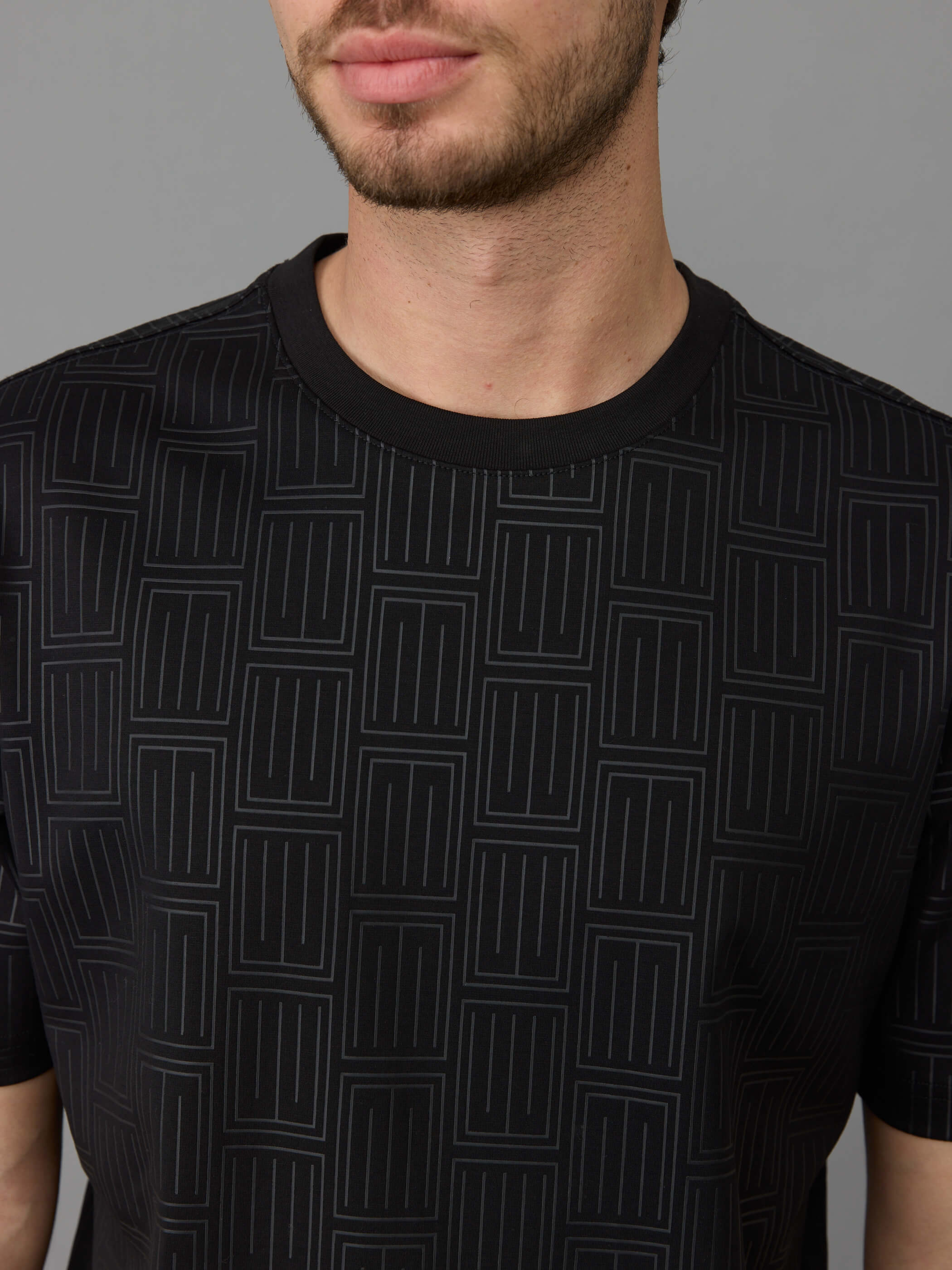 חולצת טישירט קצרה אלדו מורו Geometric Shapes גברים