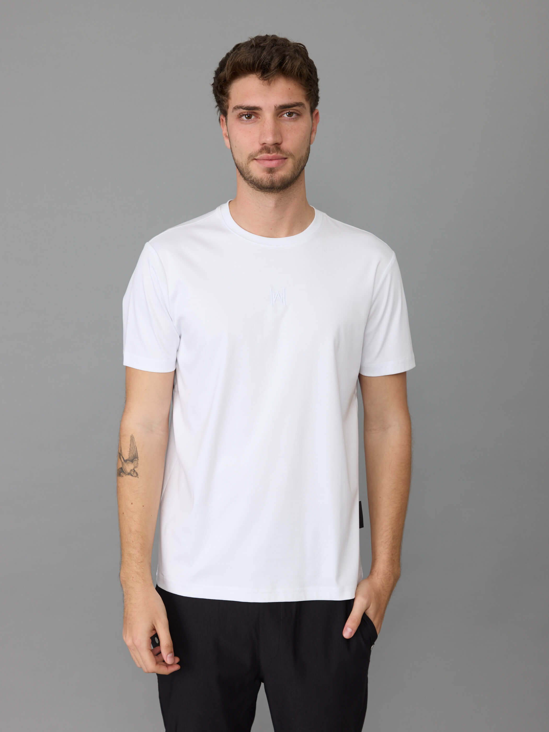 חולצת טישירט קצרה אלדו מורו Back Logo Letters גברים