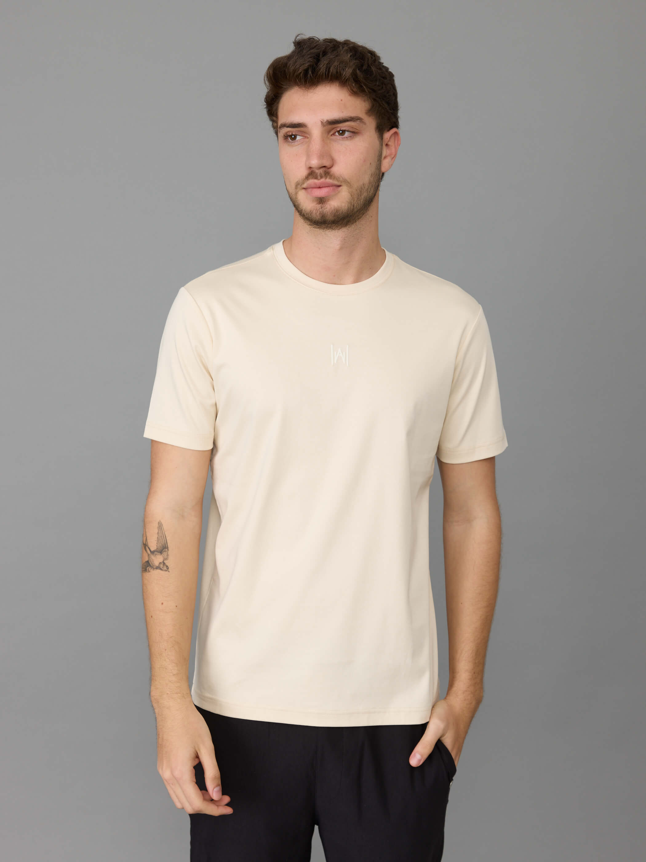 חולצת טישירט קצרה אלדו מורו Back Logo Letters גברים