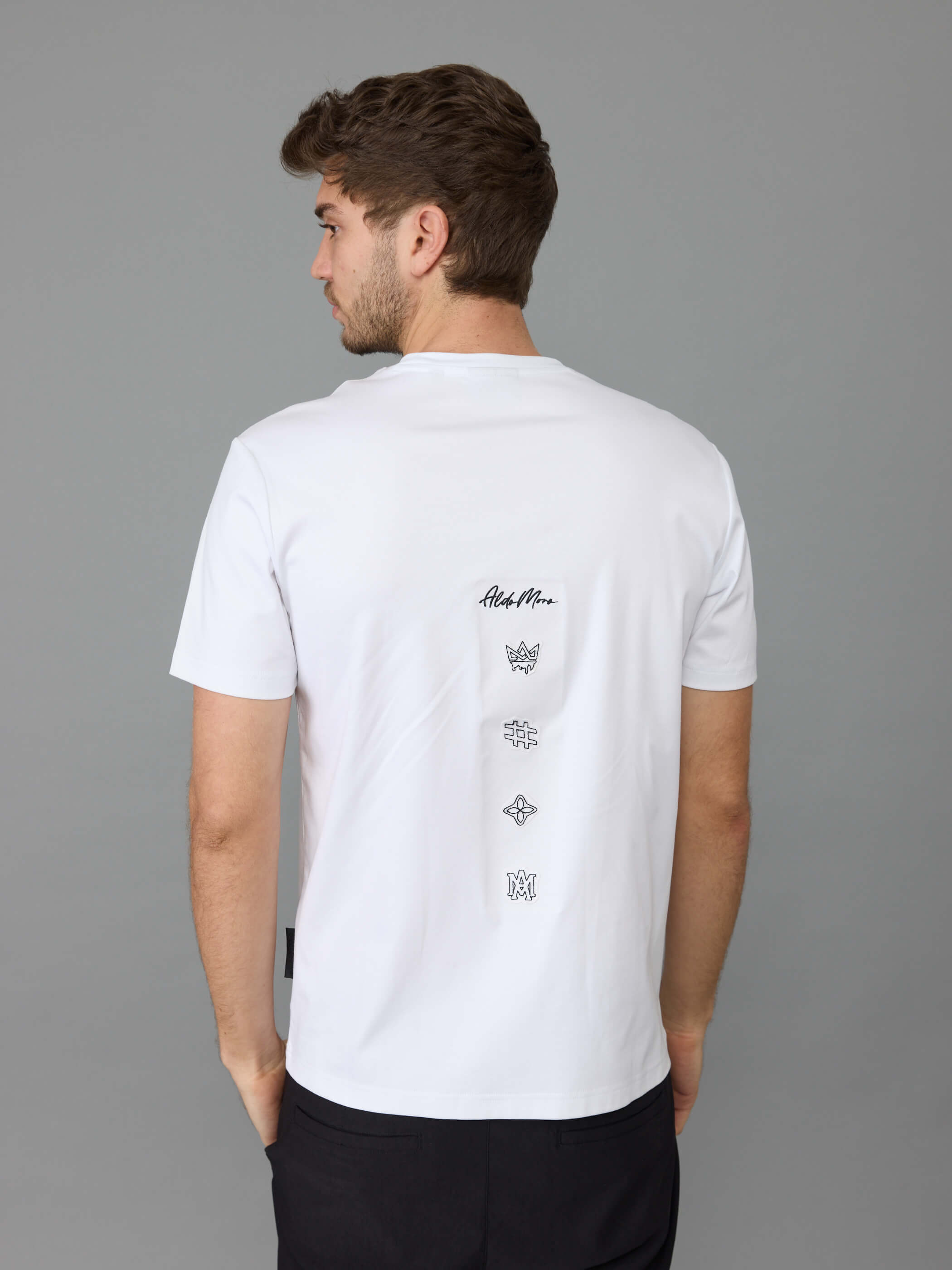 חולצת טישירט קצרה אלדו מורו 4 Back Patches גברים