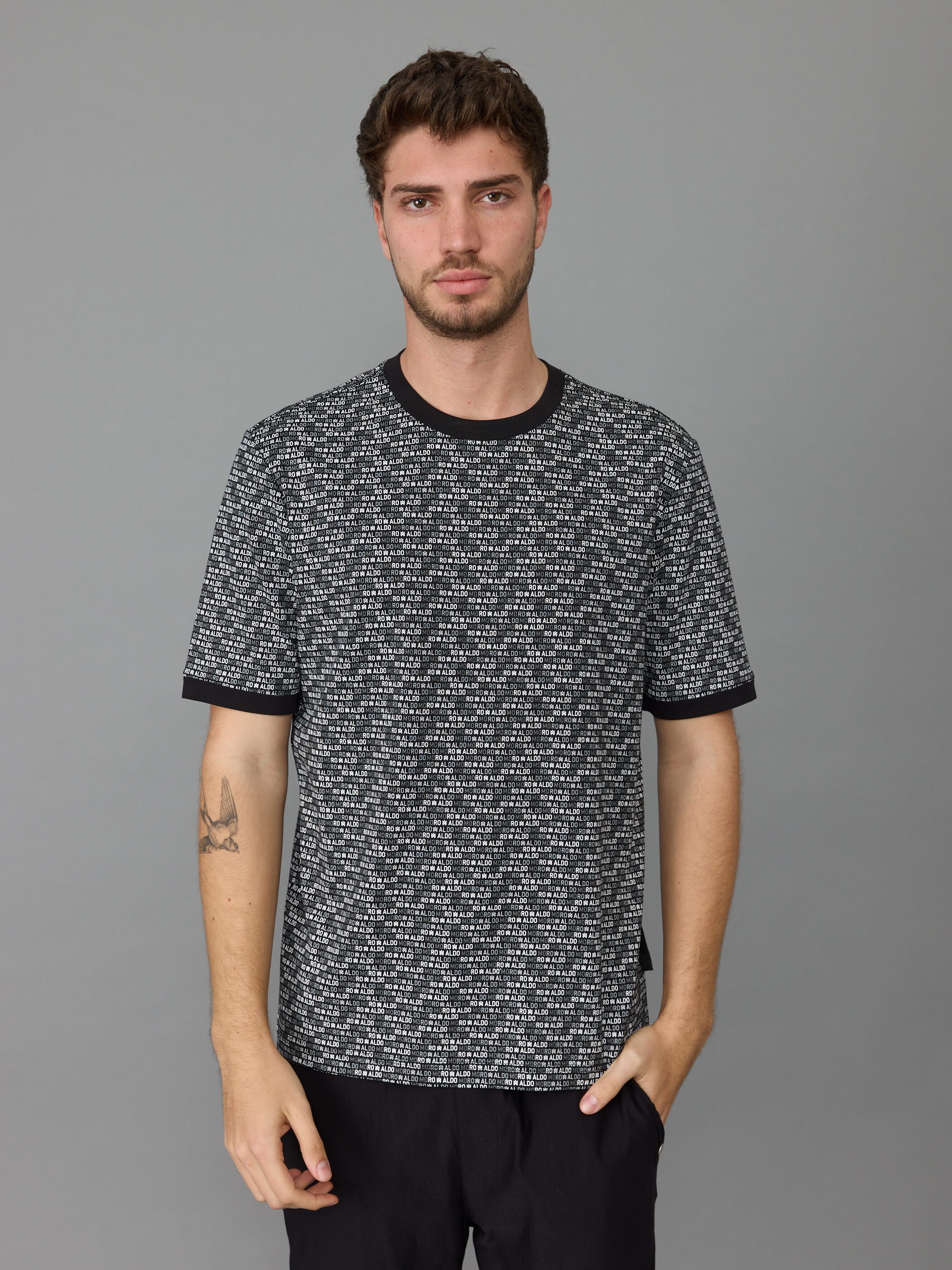 חולצת טישירט קצרה אלדו מורו All Over Print גברים