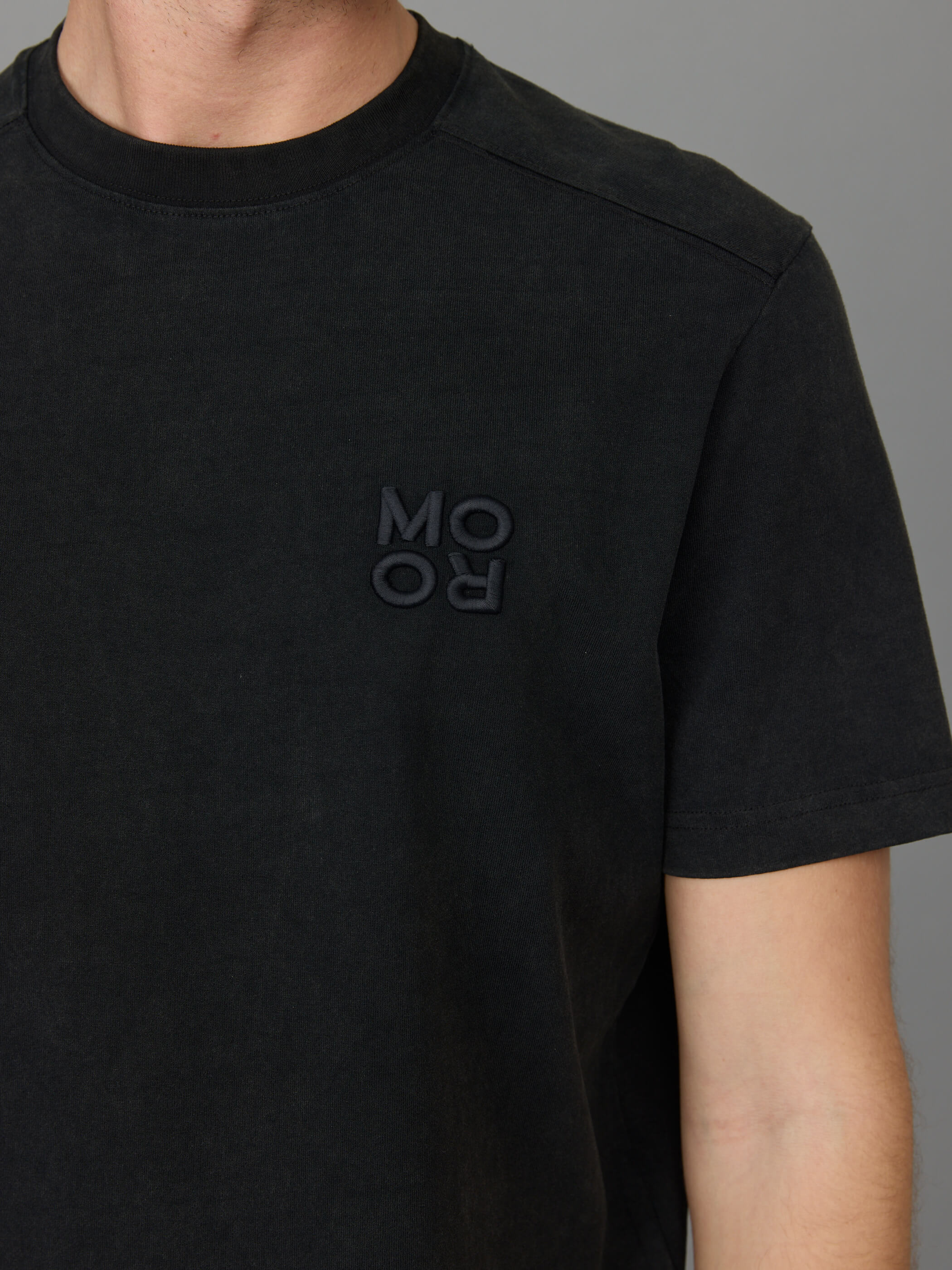 חולצת טישירט קצרה אלדו מורו Velvet Logo גברים