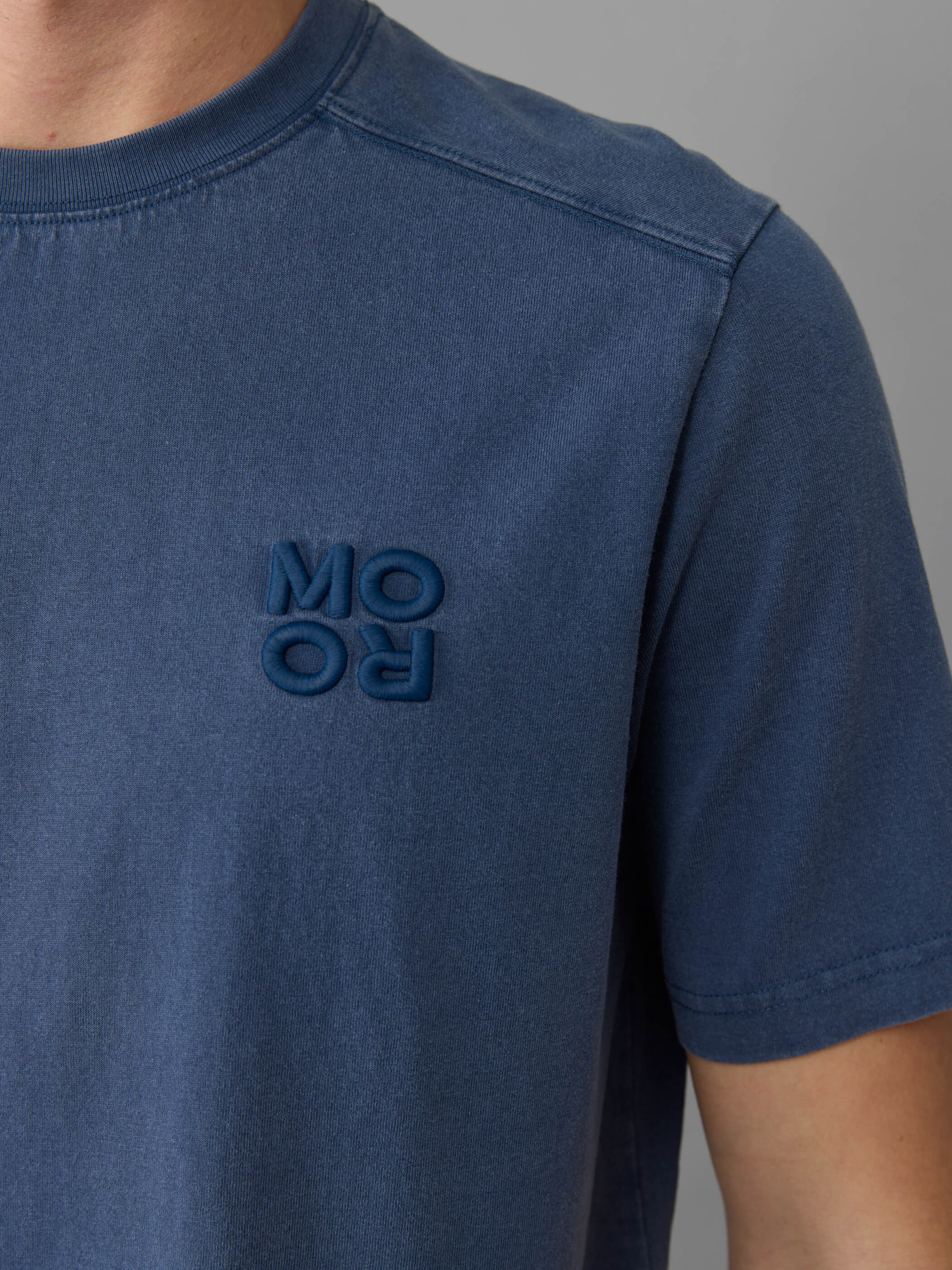 חולצת טישירט קצרה אלדו מורו Velvet Logo גברים