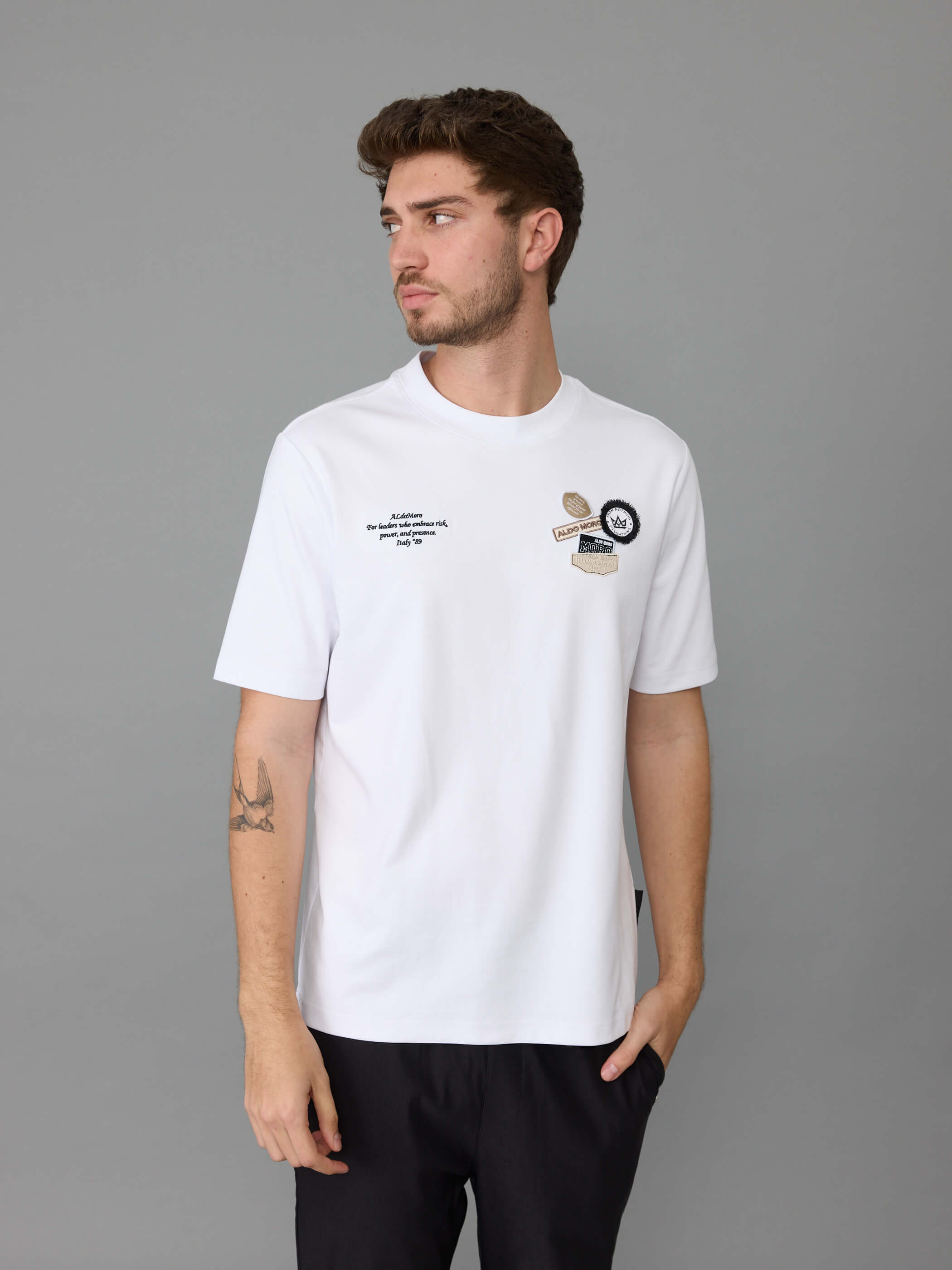 חולצת טישירט קצרה אלדו מורו Chest Patches גברים