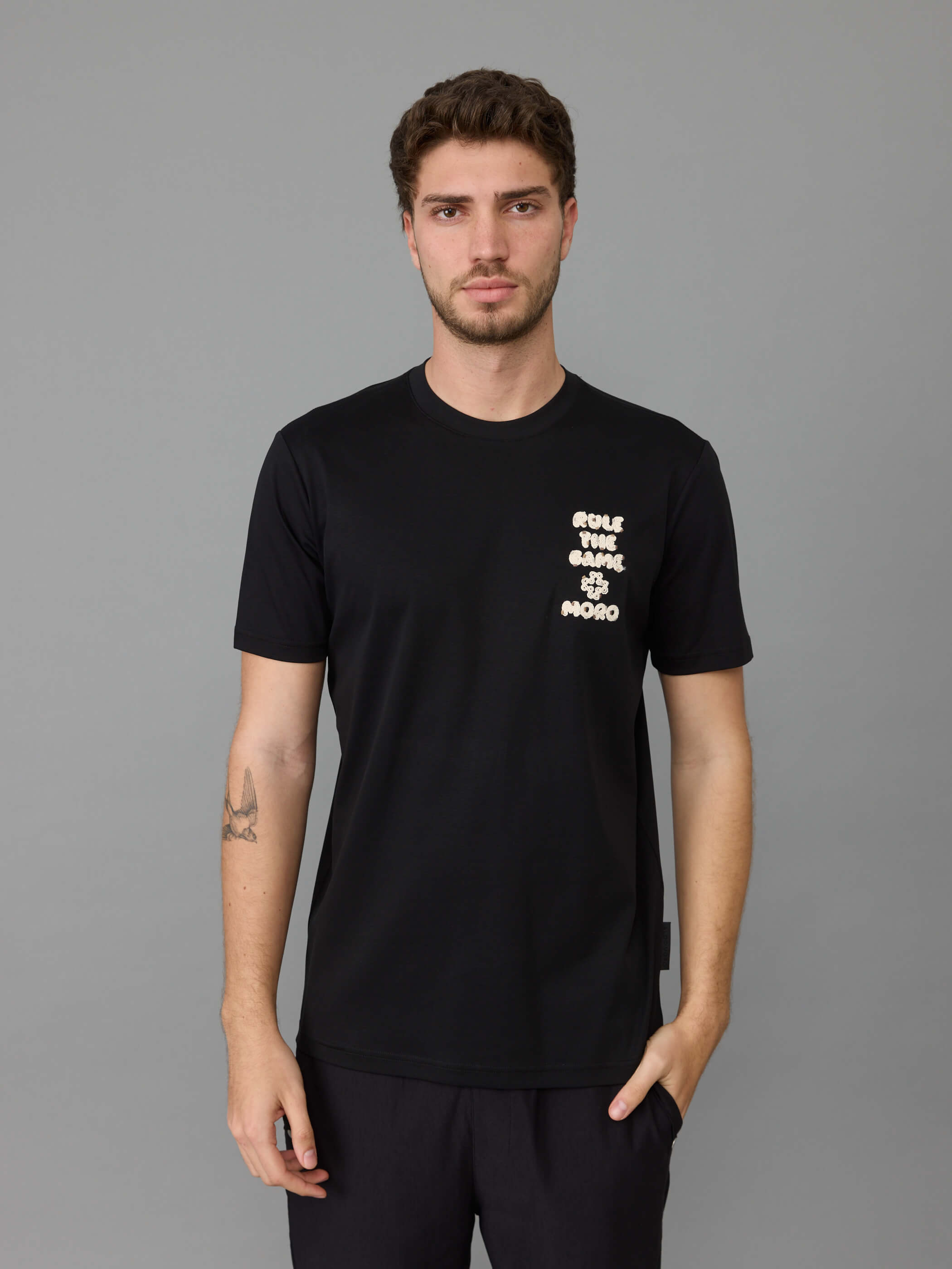 חולצת טישירט קצרה אלדו מורו Ropes Logo גברים