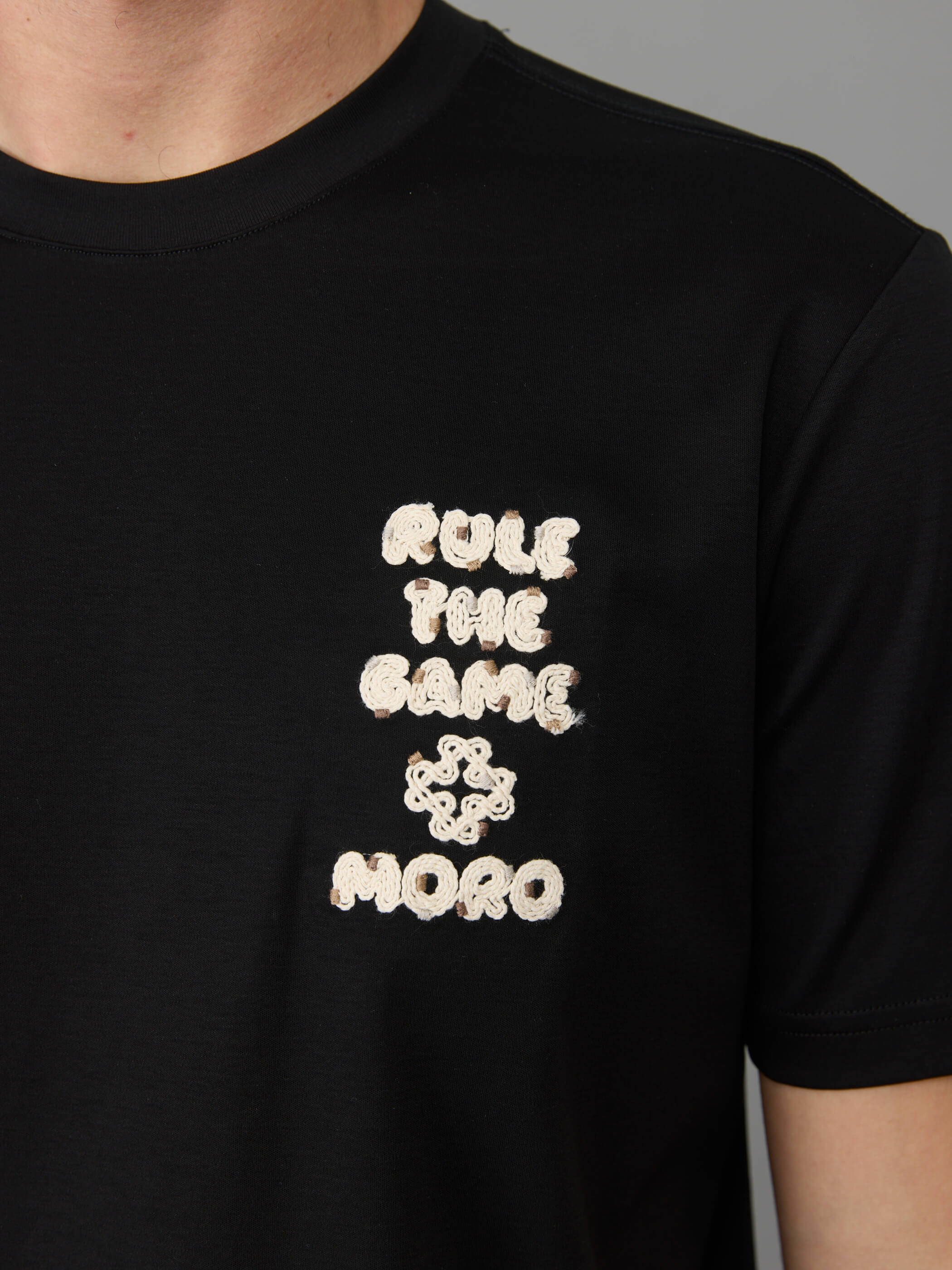 חולצת טישירט קצרה אלדו מורו Ropes Logo גברים