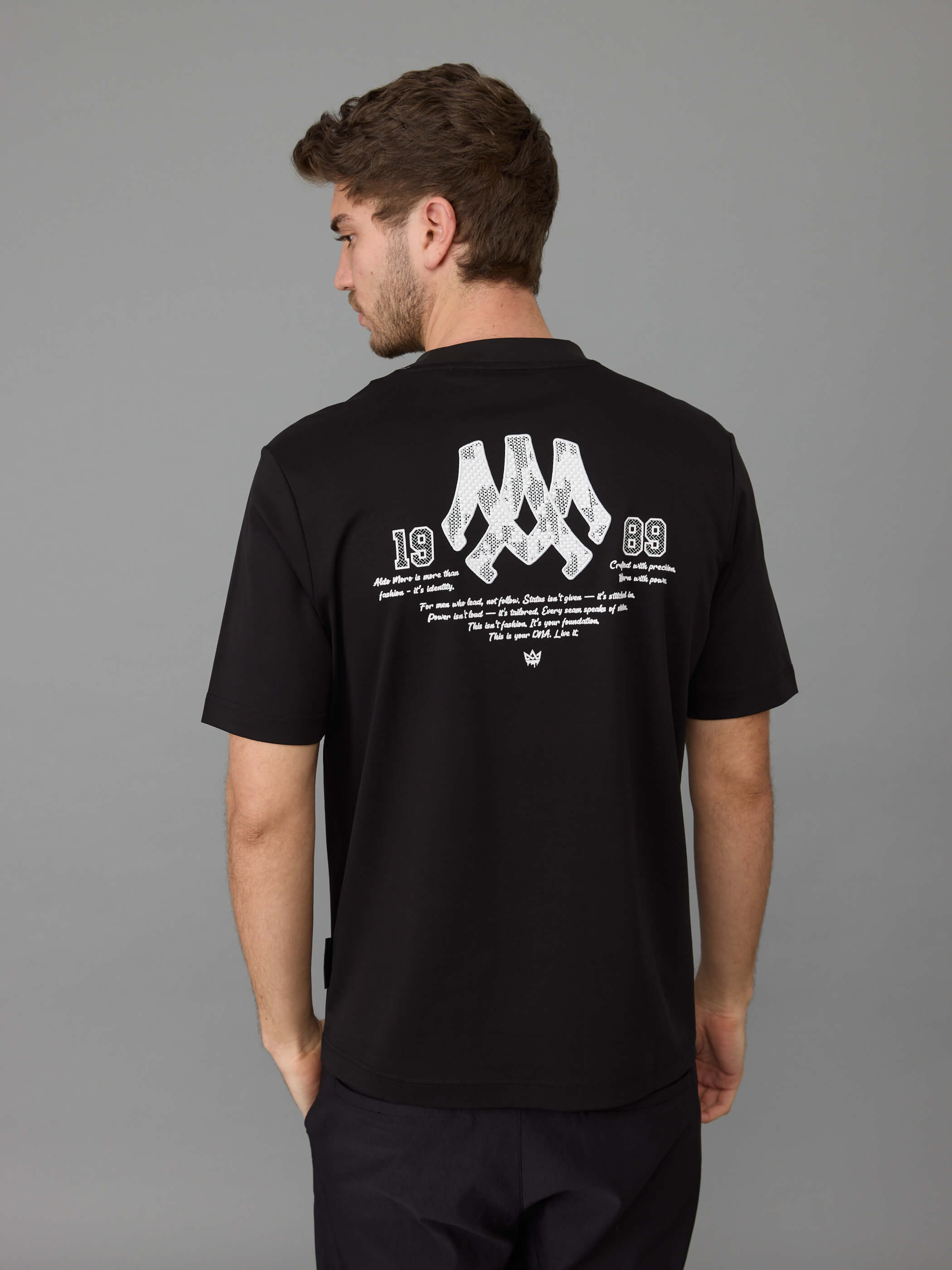 חולצת טישירט קצרה אלדו מורו Back Embroidery גברים