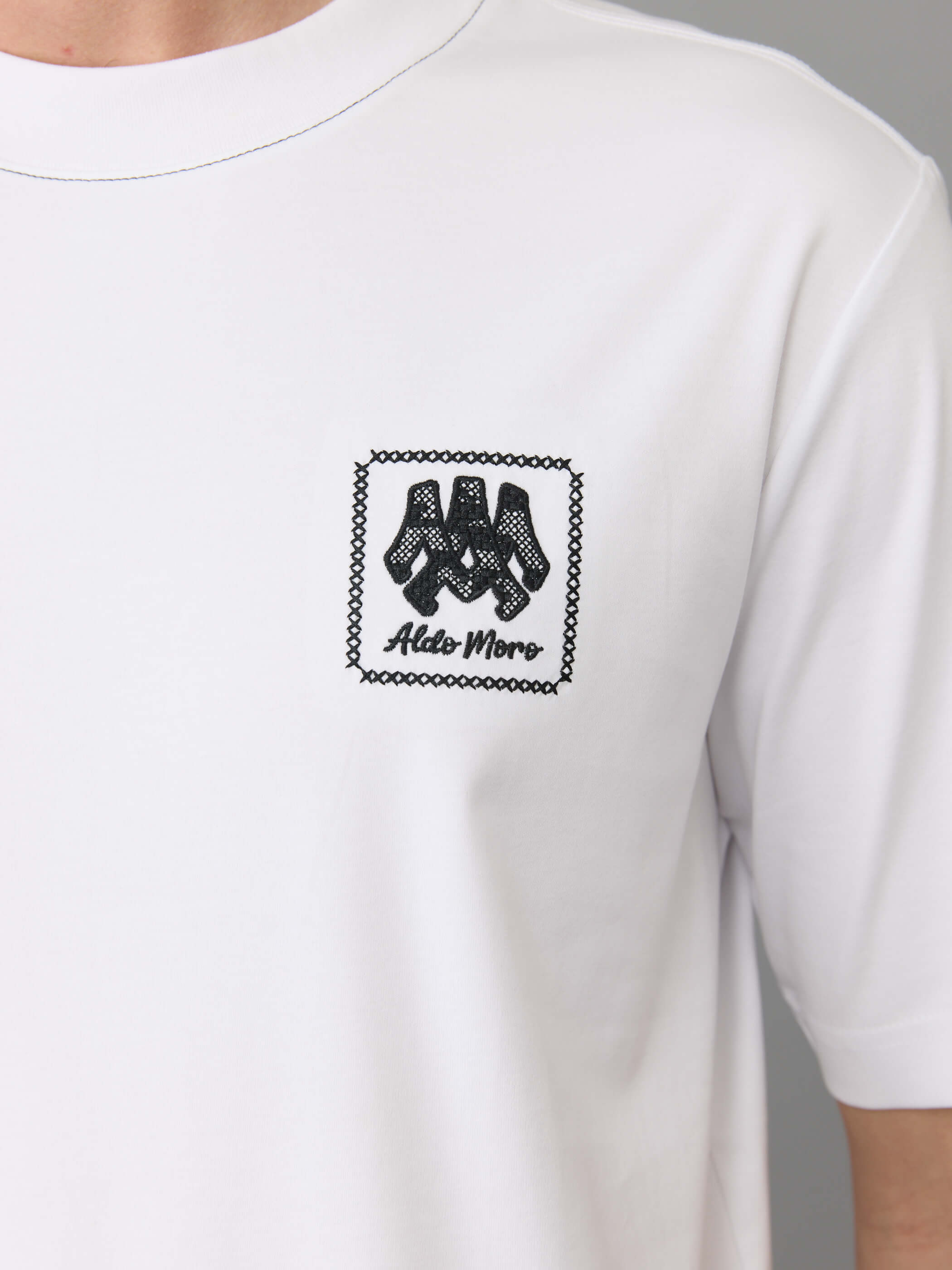 חולצת טישירט קצרה אלדו מורו Back Embroidery גברים