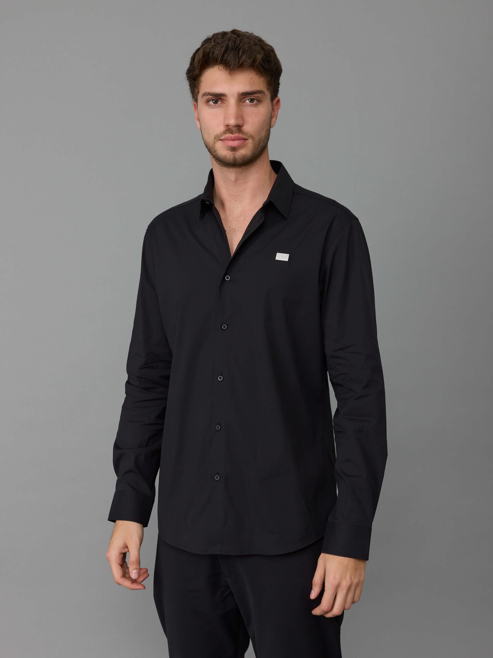 חולצה מכופתרת אלדו מורו Metal Plate גברים