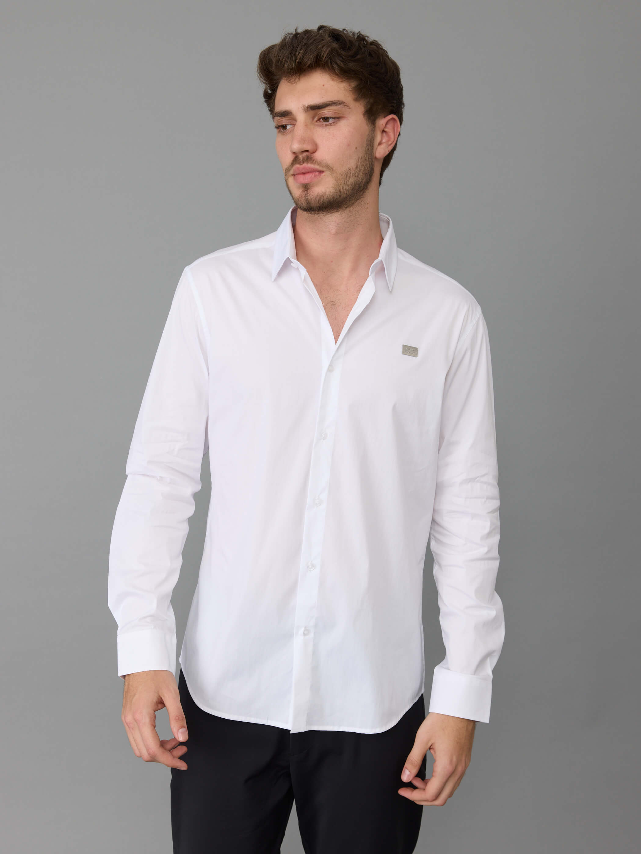 חולצה מכופתרת אלדו מורו Metal Plate גברים