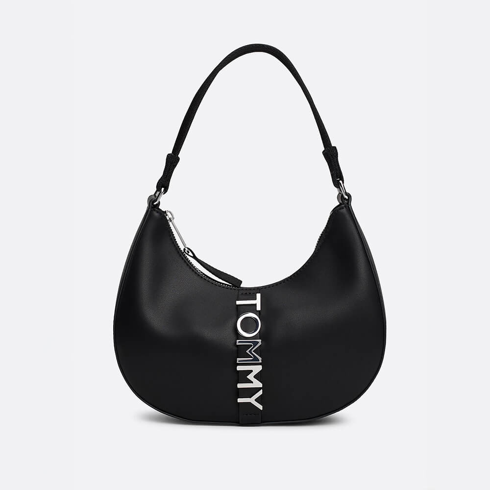 תיק טומי הילפיגר City Metal Logo Shoulder נשים