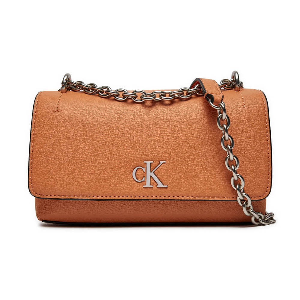 תיק קלווין קליין Minimal Monogram Flap נשים
