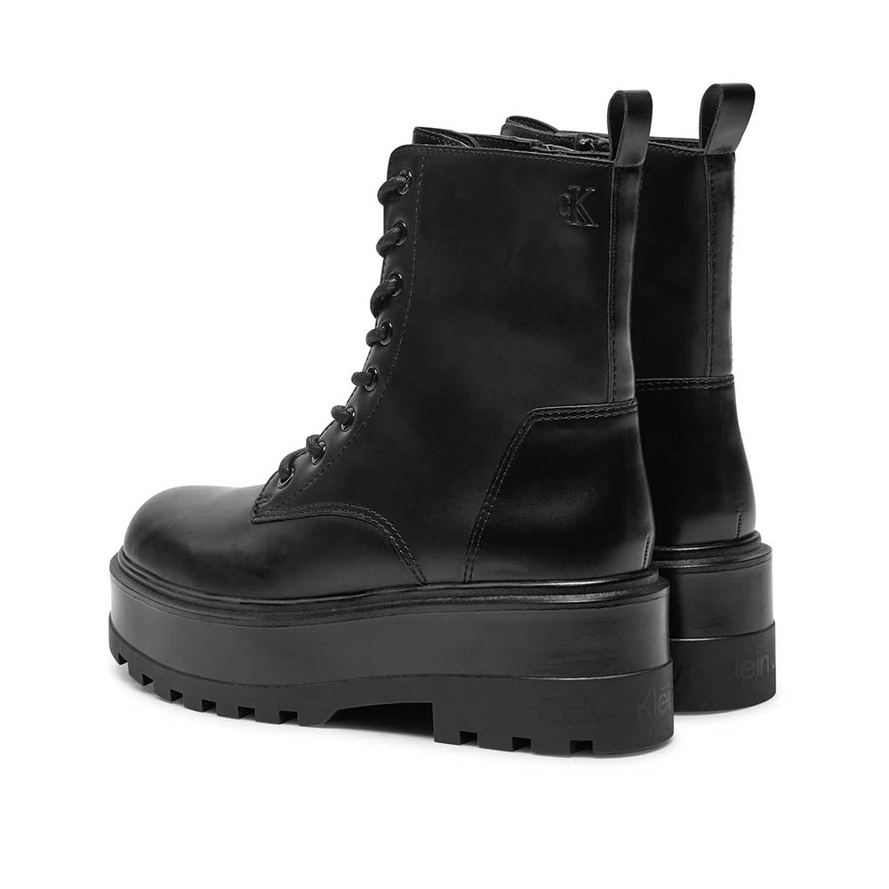 מגפי פלטפורמה קלווין קליין Flatform High Lace Up נשים