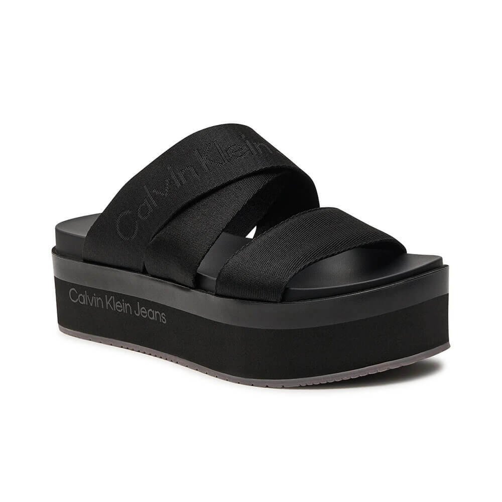 כפכפי פלטפורמה קלווין קליין Flatform Webbing נשים