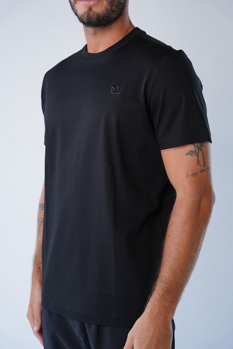 חולצת טישרט אלדו מורו קצרה Back Embroidered Logo גברים