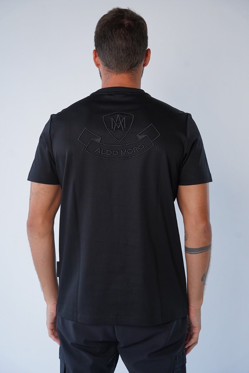 חולצת טישרט אלדו מורו קצרה Back Embroidered Logo גברים