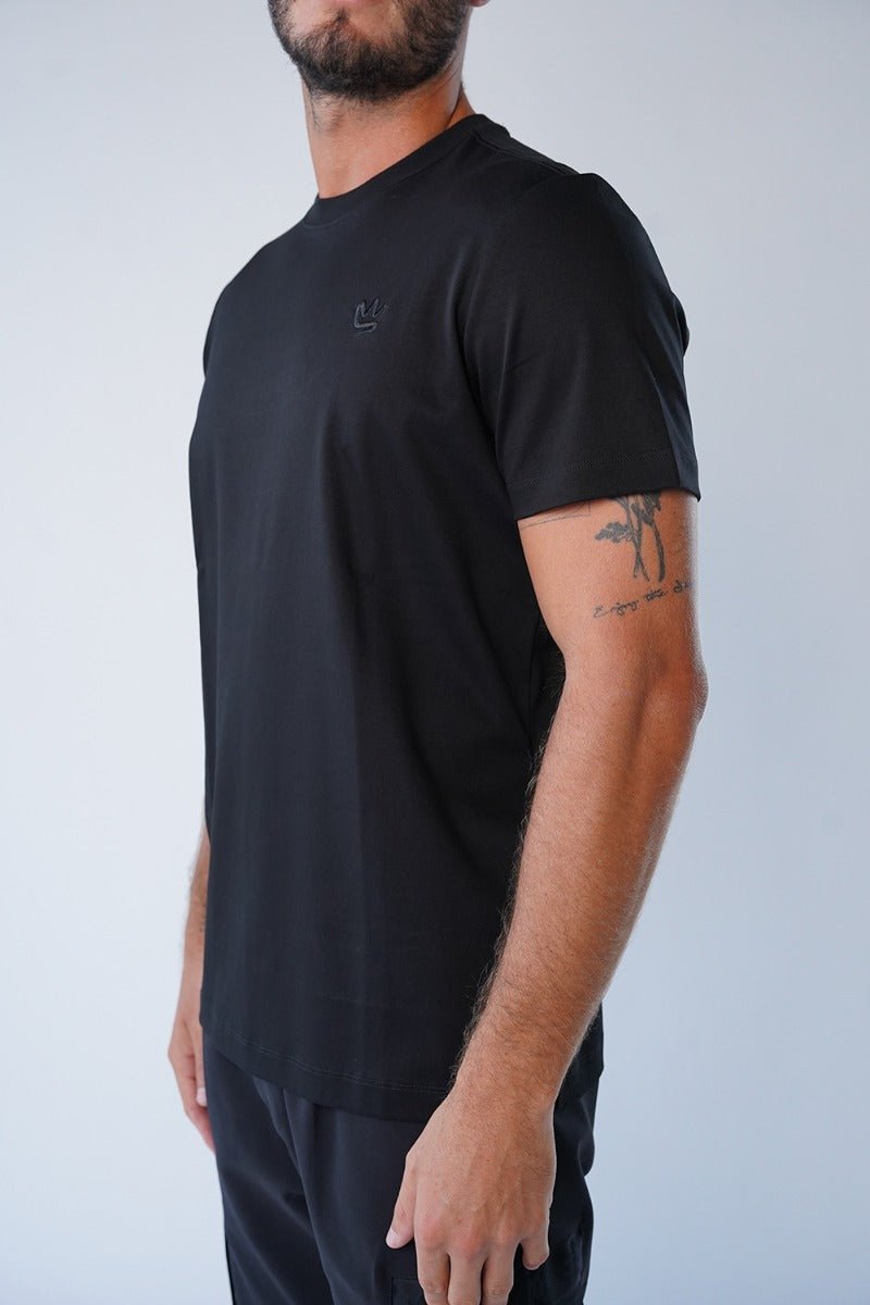 חולצת טישרט אלדו מורו קצרה Back Embroidered Logo גברים