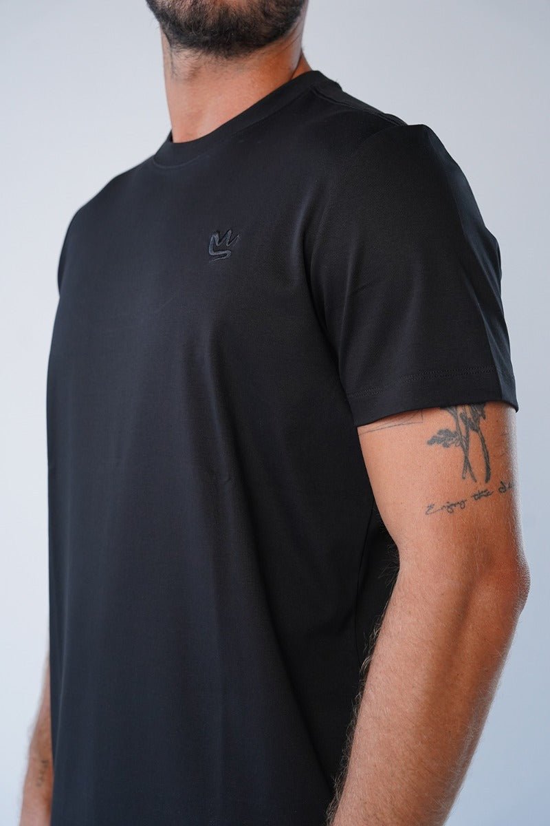 חולצת טישרט אלדו מורו קצרה Back Embroidered Logo גברים