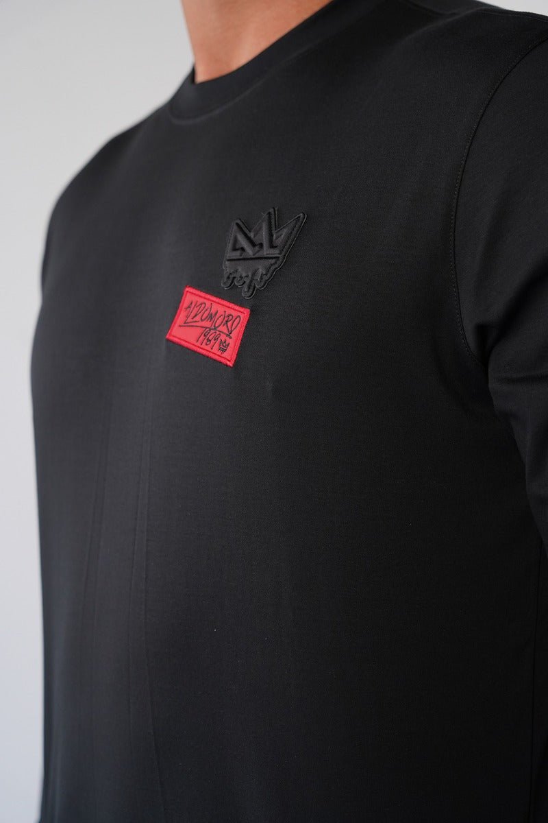 חולצת טישרט ארוכה Back Embossed Logo גברים