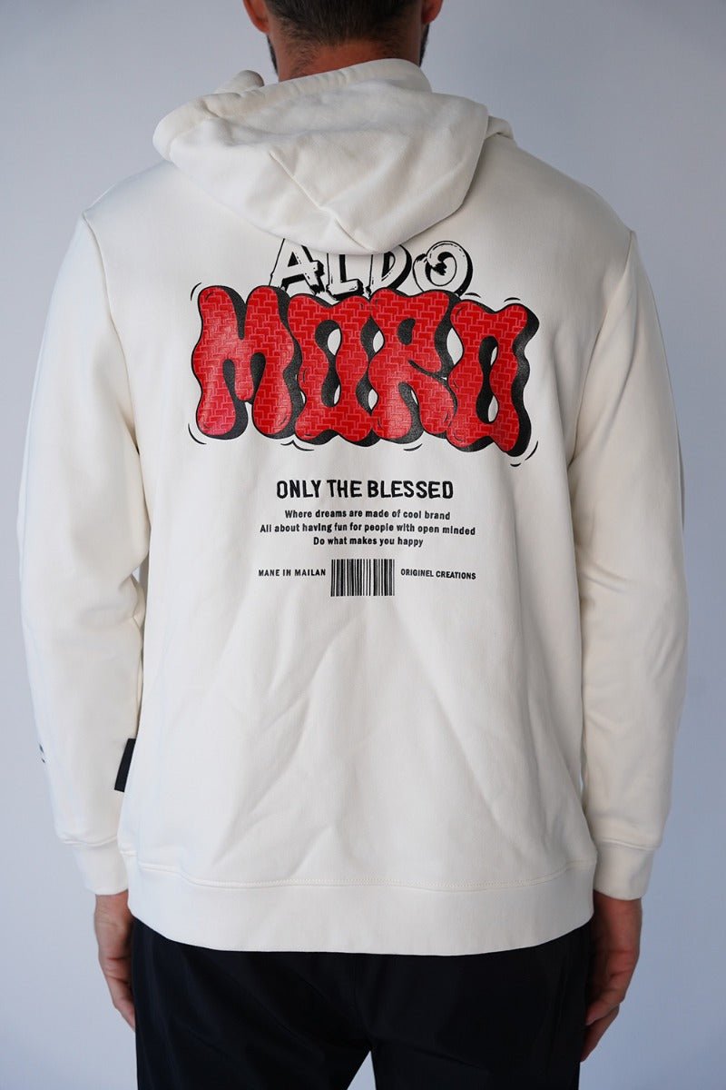 קפוצ'ון אלדו מורו Back Print גברים