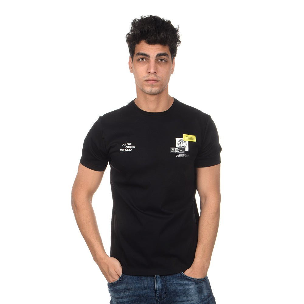חולצת טישרט אלדו מורו קצרה Smiley גברים - am-AM23104-101-2XL